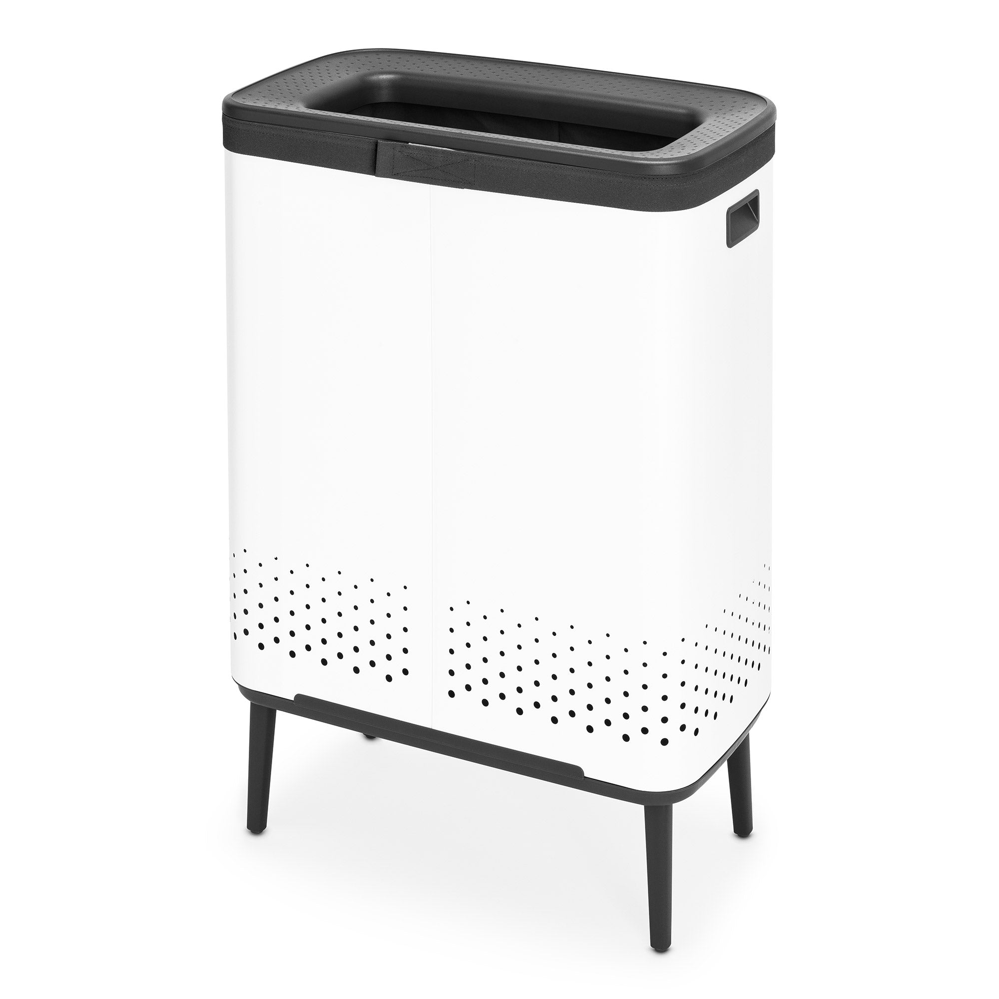Brabantia BO Laundry Bin Hi 2 x 45L White