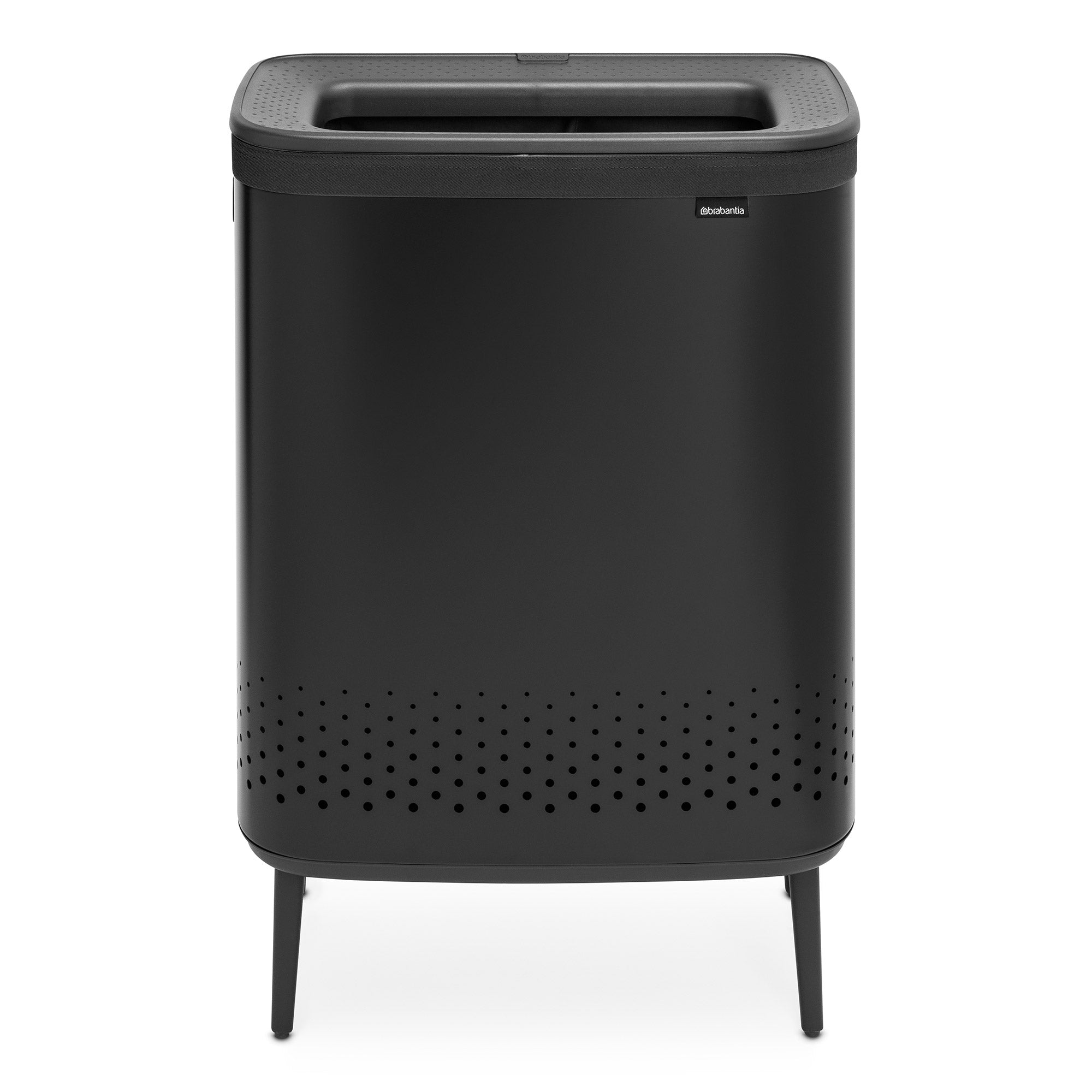 Brabantia BO Laundry Bin Hi 2 x 45L Matt Black