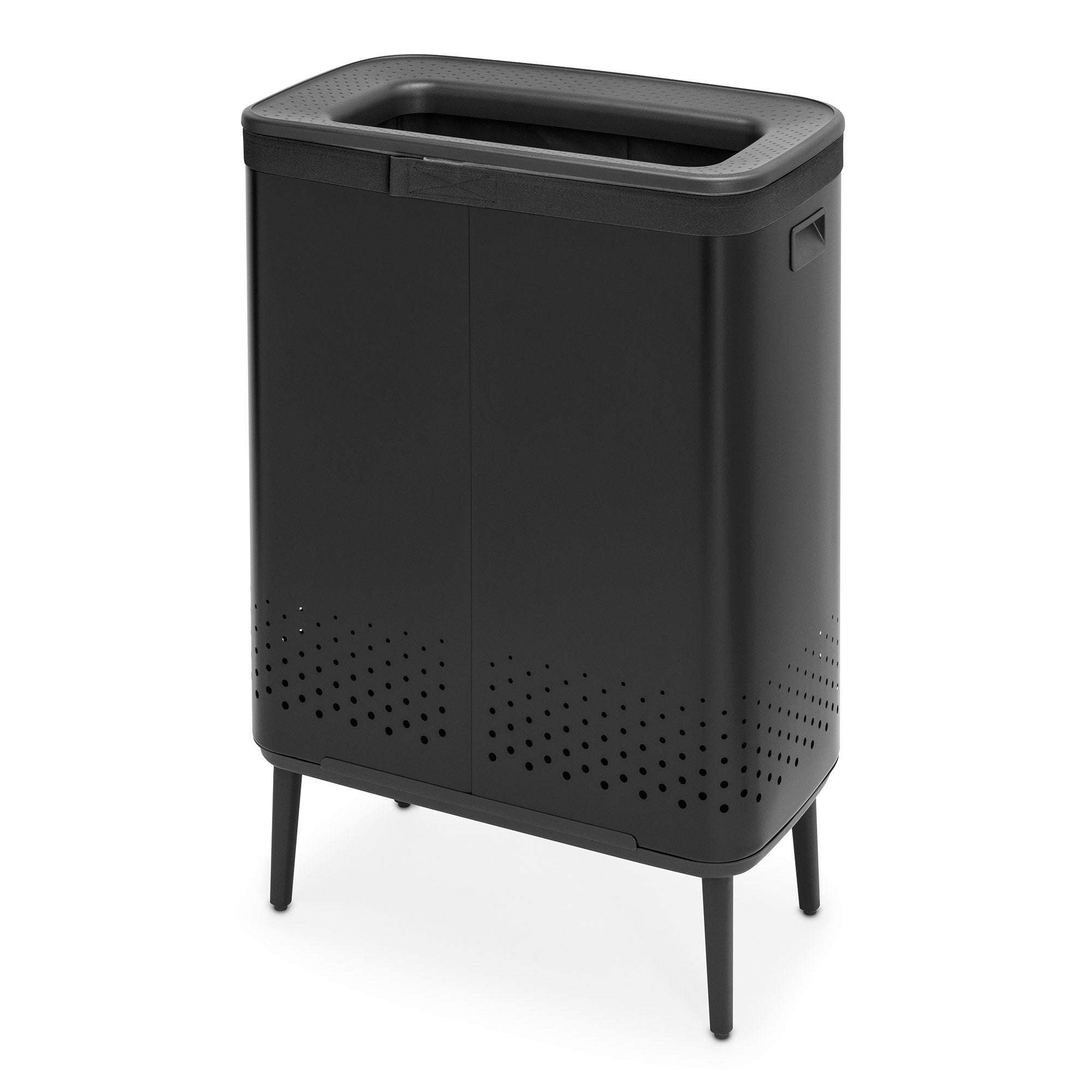 Brabantia BO Laundry Bin Hi 2 x 45L Matt Black