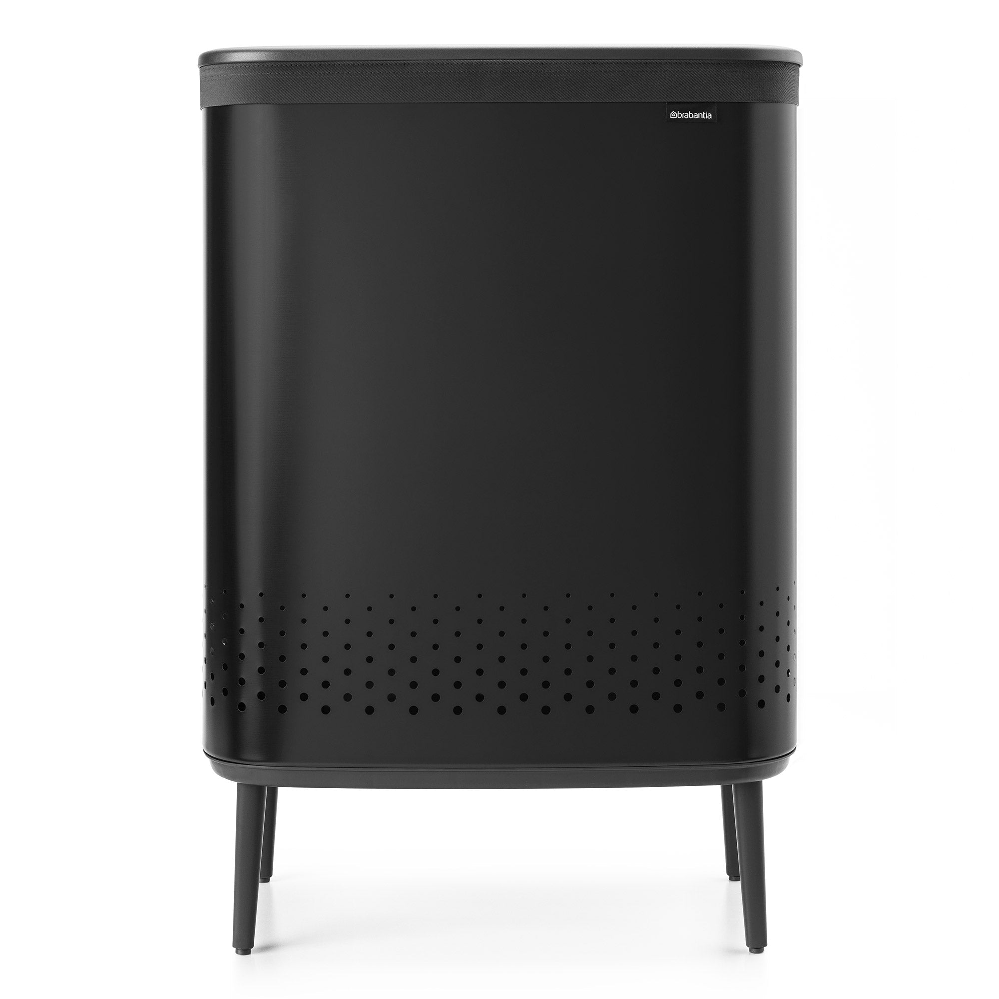 Brabantia BO Laundry Bin Hi 2 x 45L Matt Black