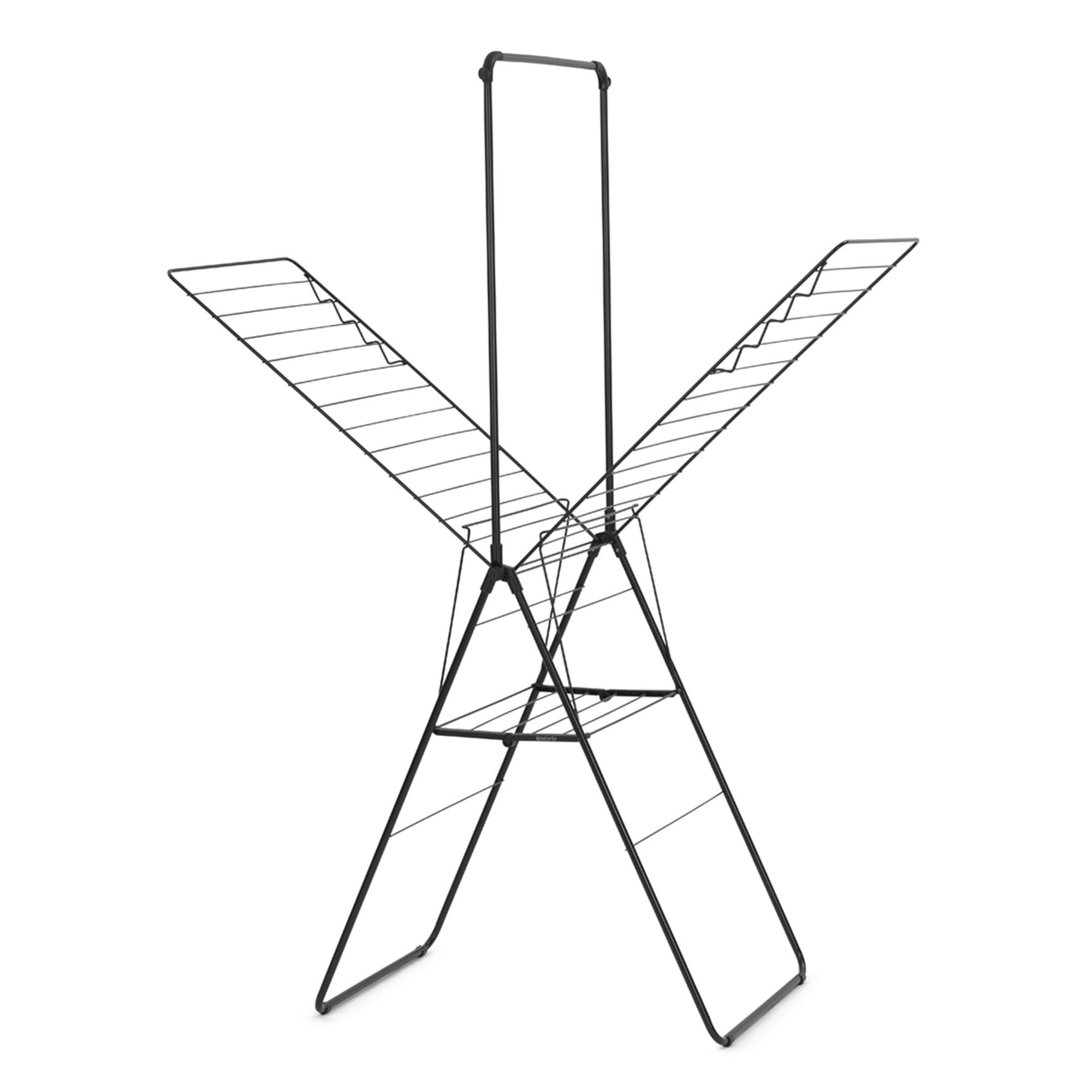 Brabantia HangOn Drying Rack 25 Meters with Rod Matt Black