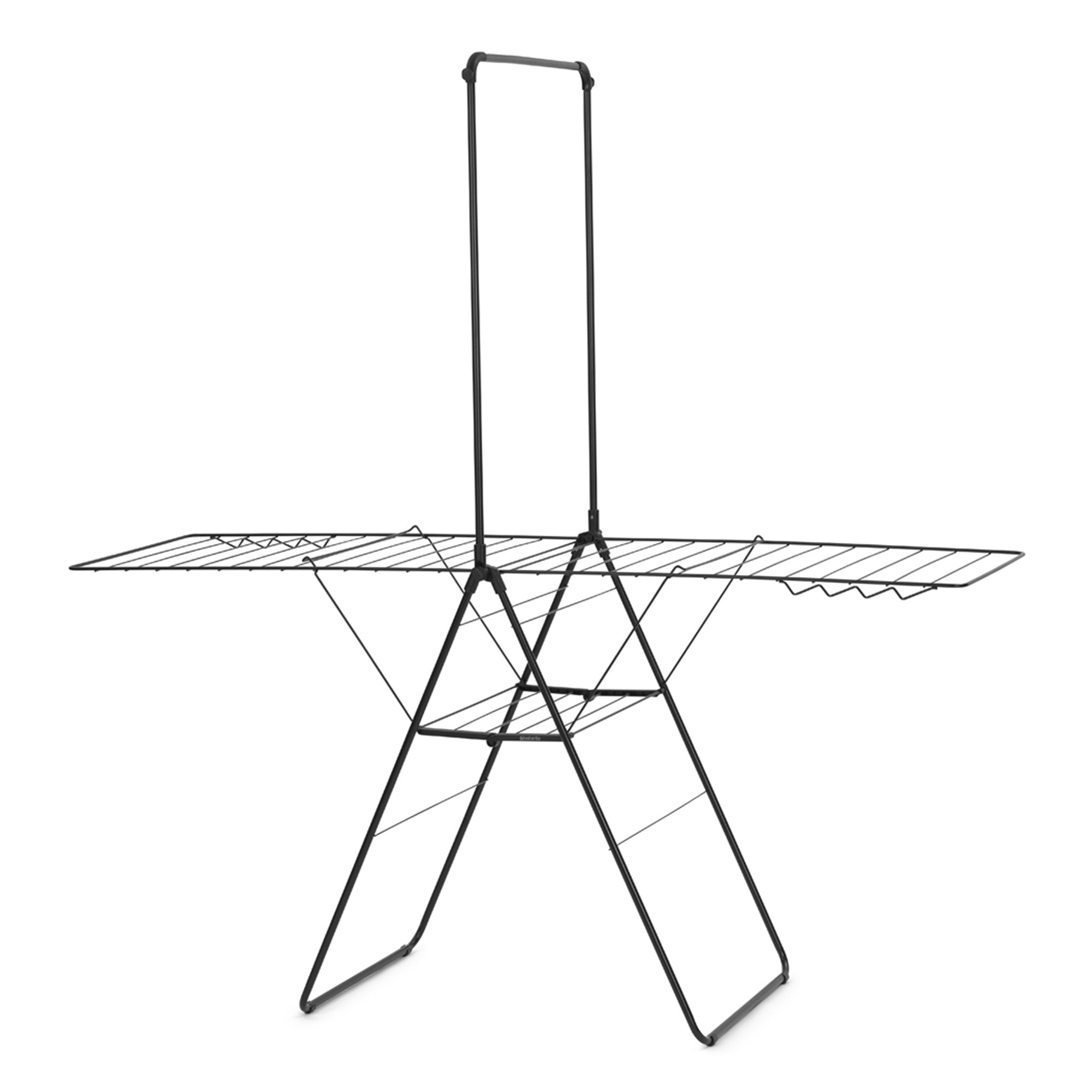 Brabantia HangOn Drying Rack 25 Meters with Rod Matt Black