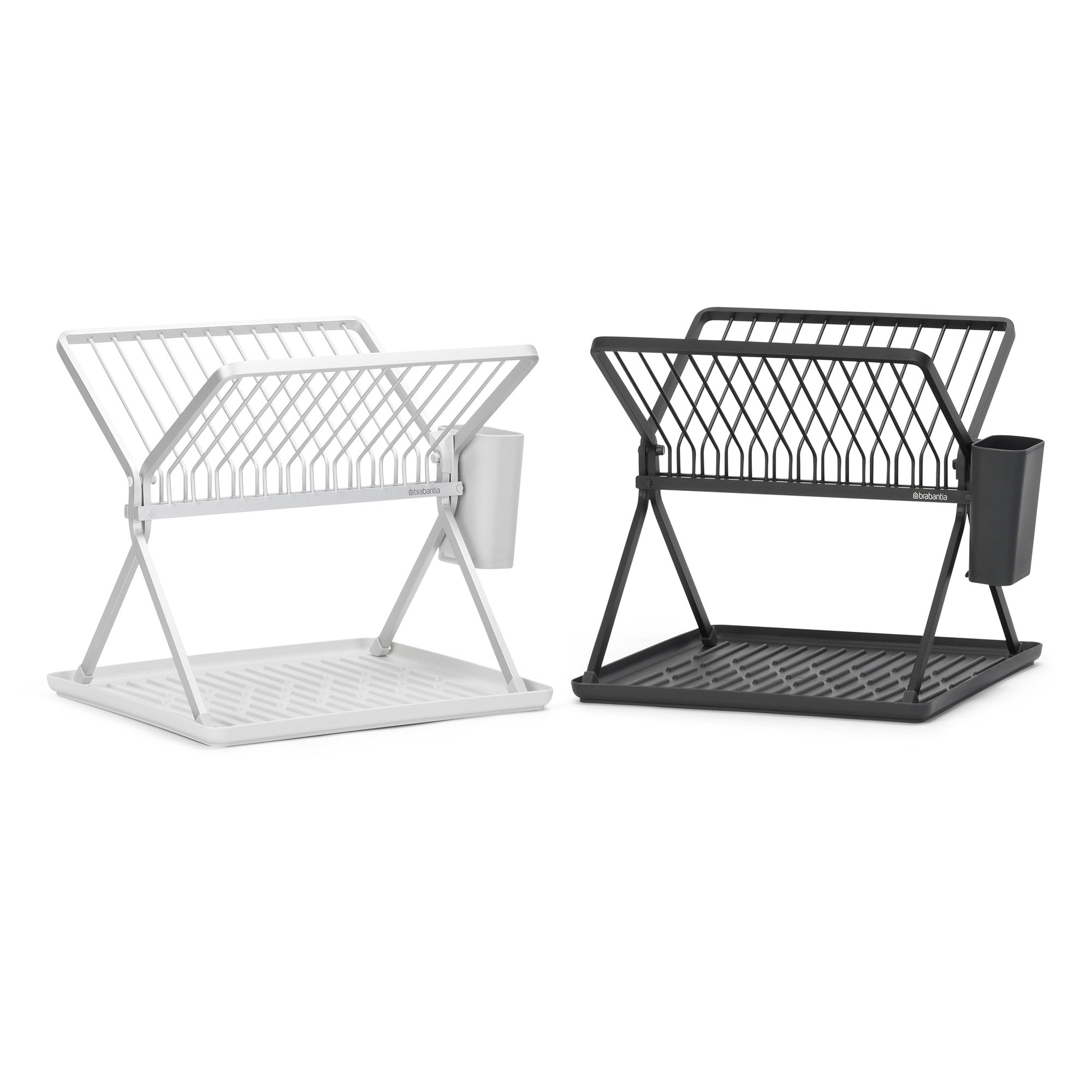 Brabantia Foldable Dish Drying Rack Dark Grey