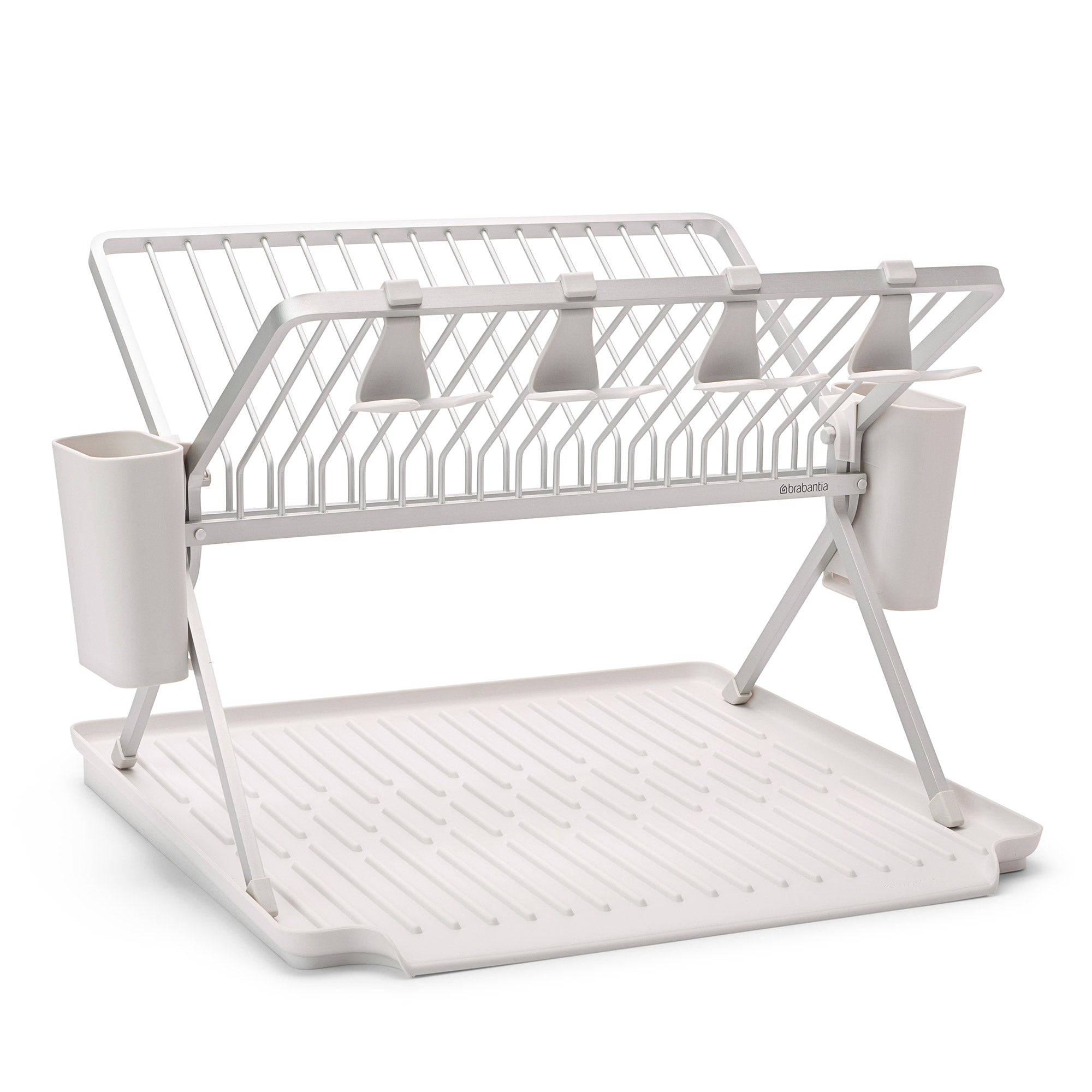 Brabantia Foldable Dish Drying Rack Large Light Grey