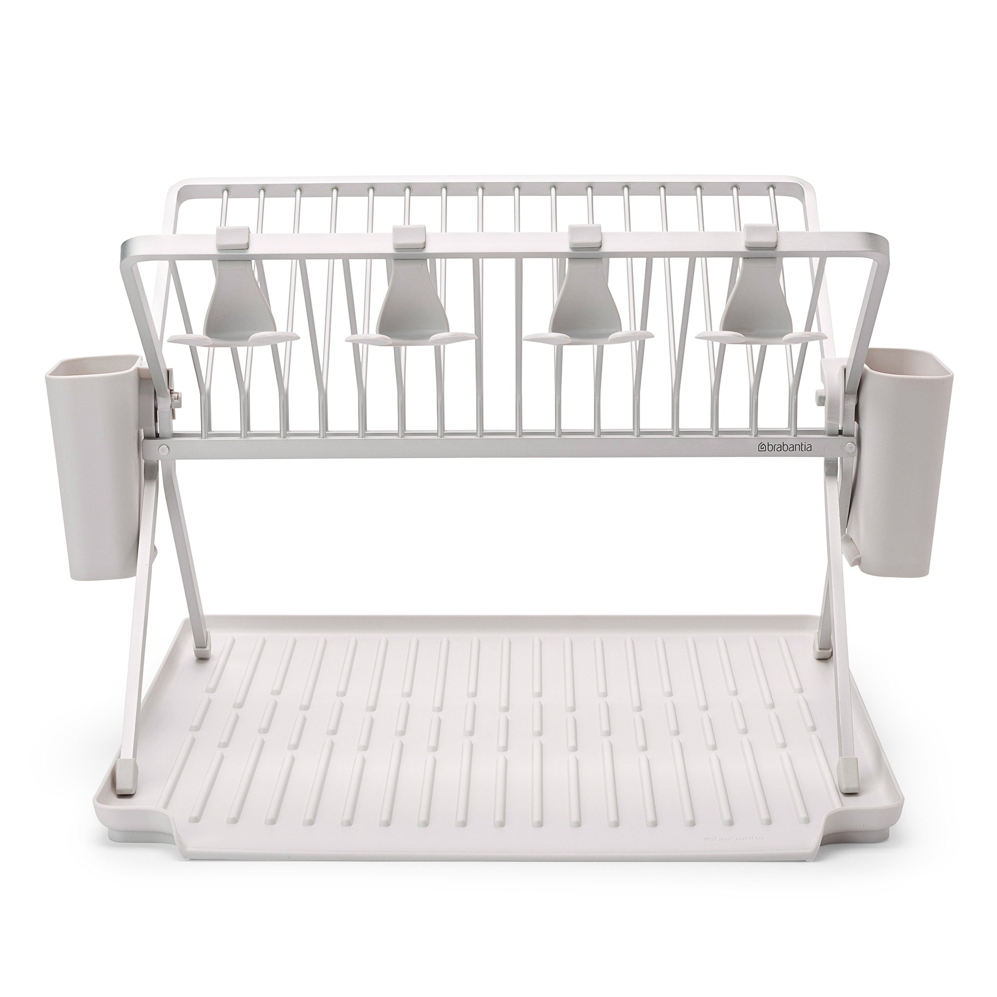 Brabantia Foldable Dish Drying Rack Large Light Grey