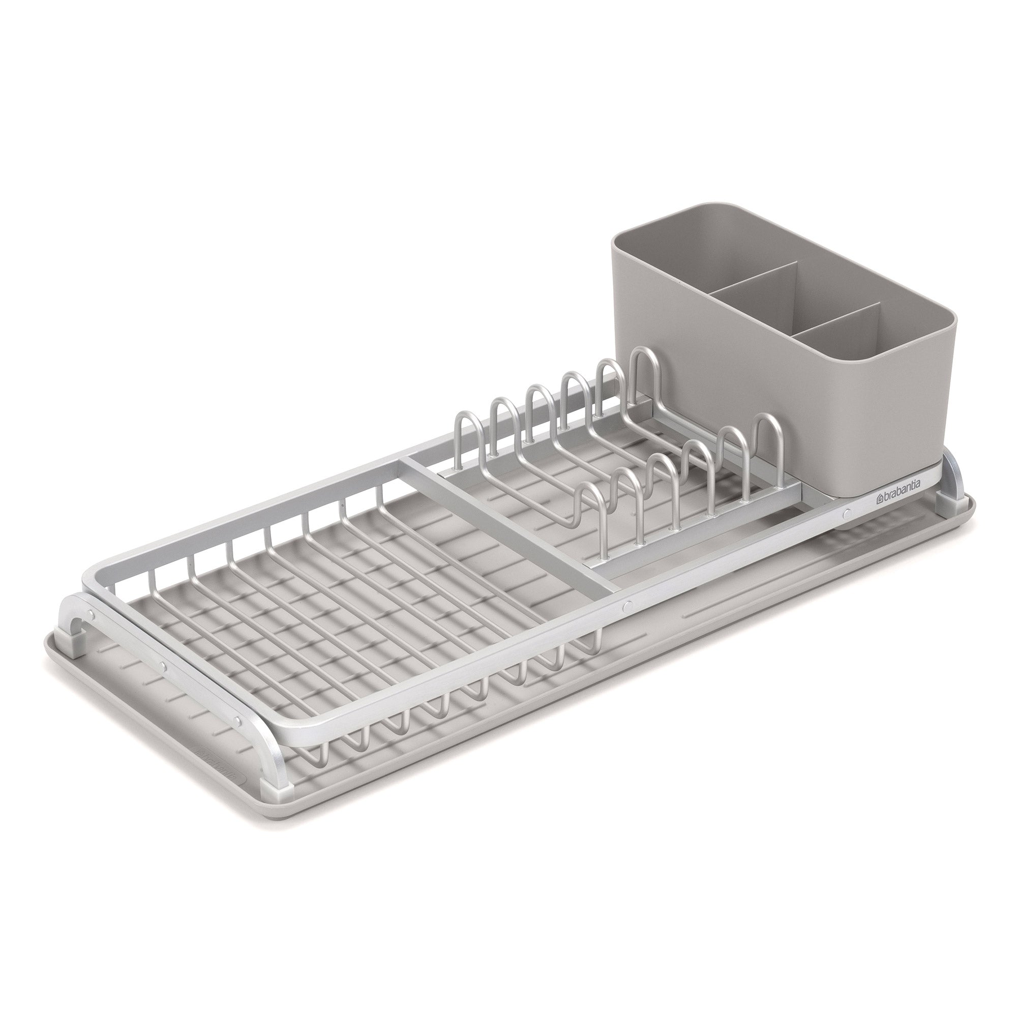 Brabantia Compact Dish Drying Rack - Mid Grey