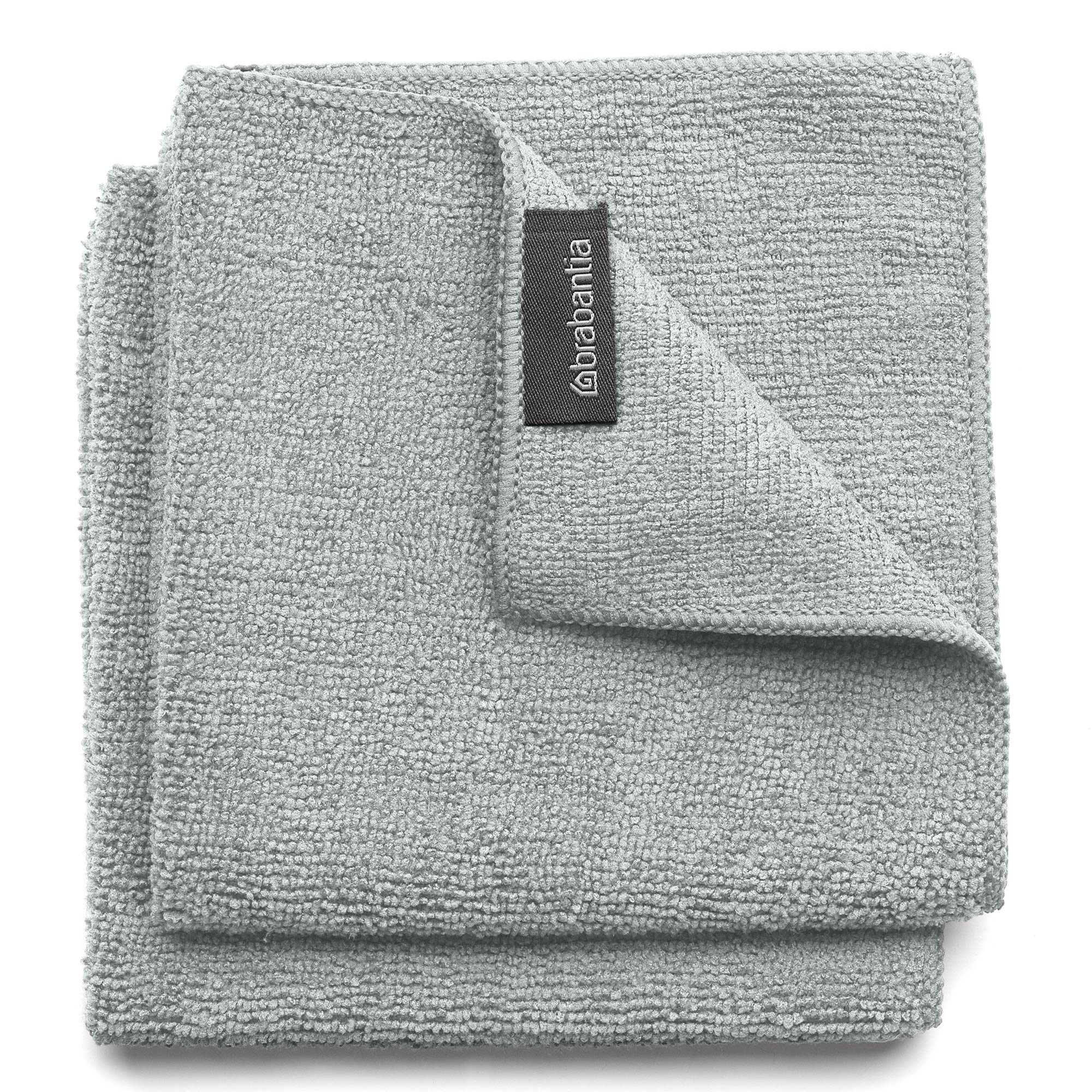 Brabantia Microfiber Dish Cloths Set of 2 - Mid Grey