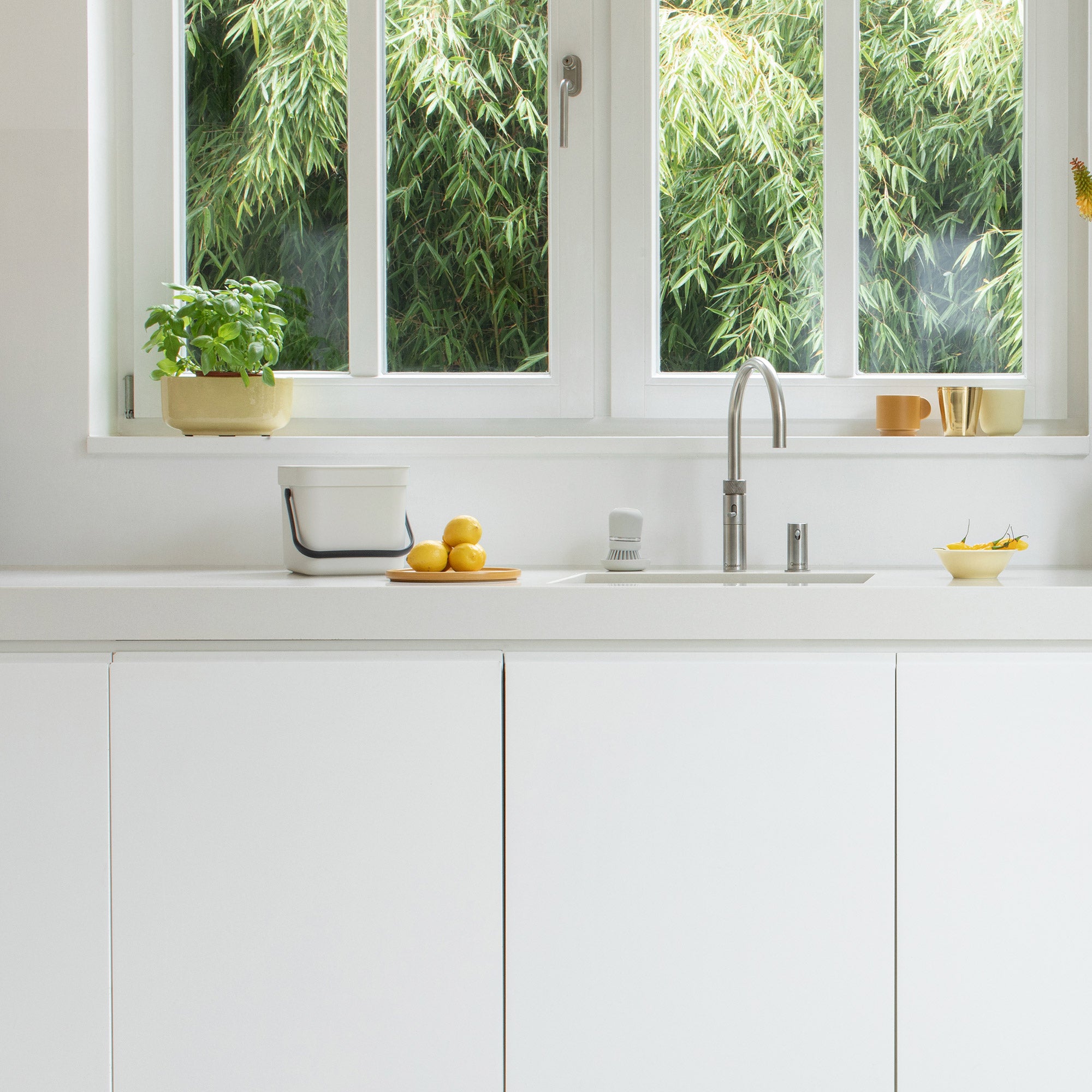 Brabantia Waste Bin Sort & Go 3L - Light Grey