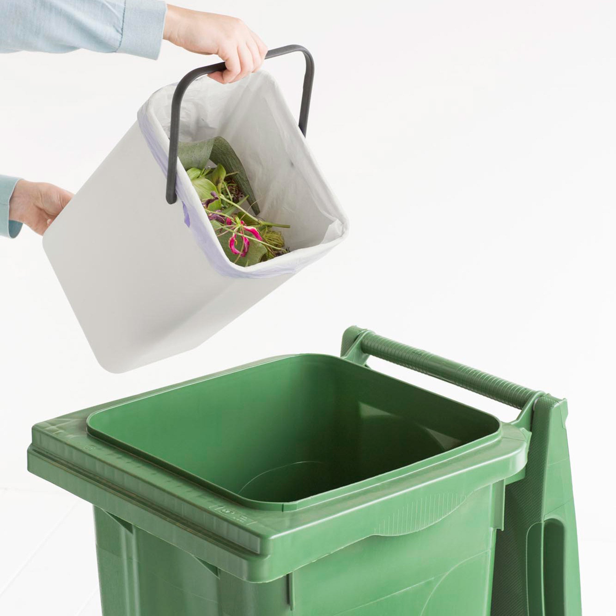 Brabantia Waste Bin Sort & Go 12L - Light Grey