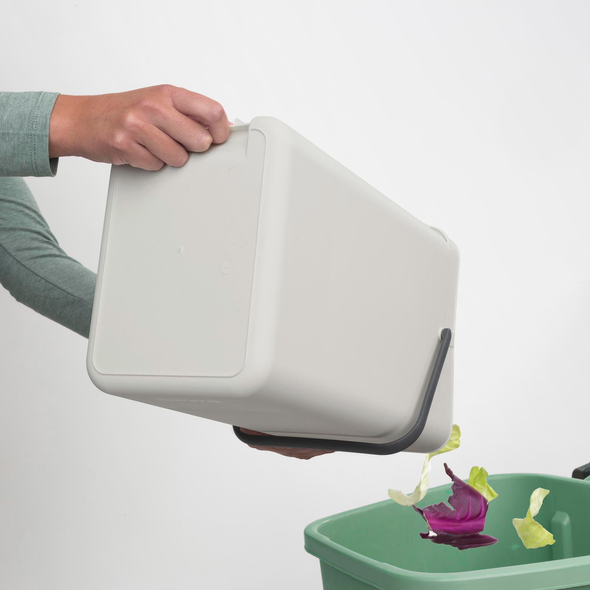 Brabantia Waste Bin Sort & Go 16L - Light Grey