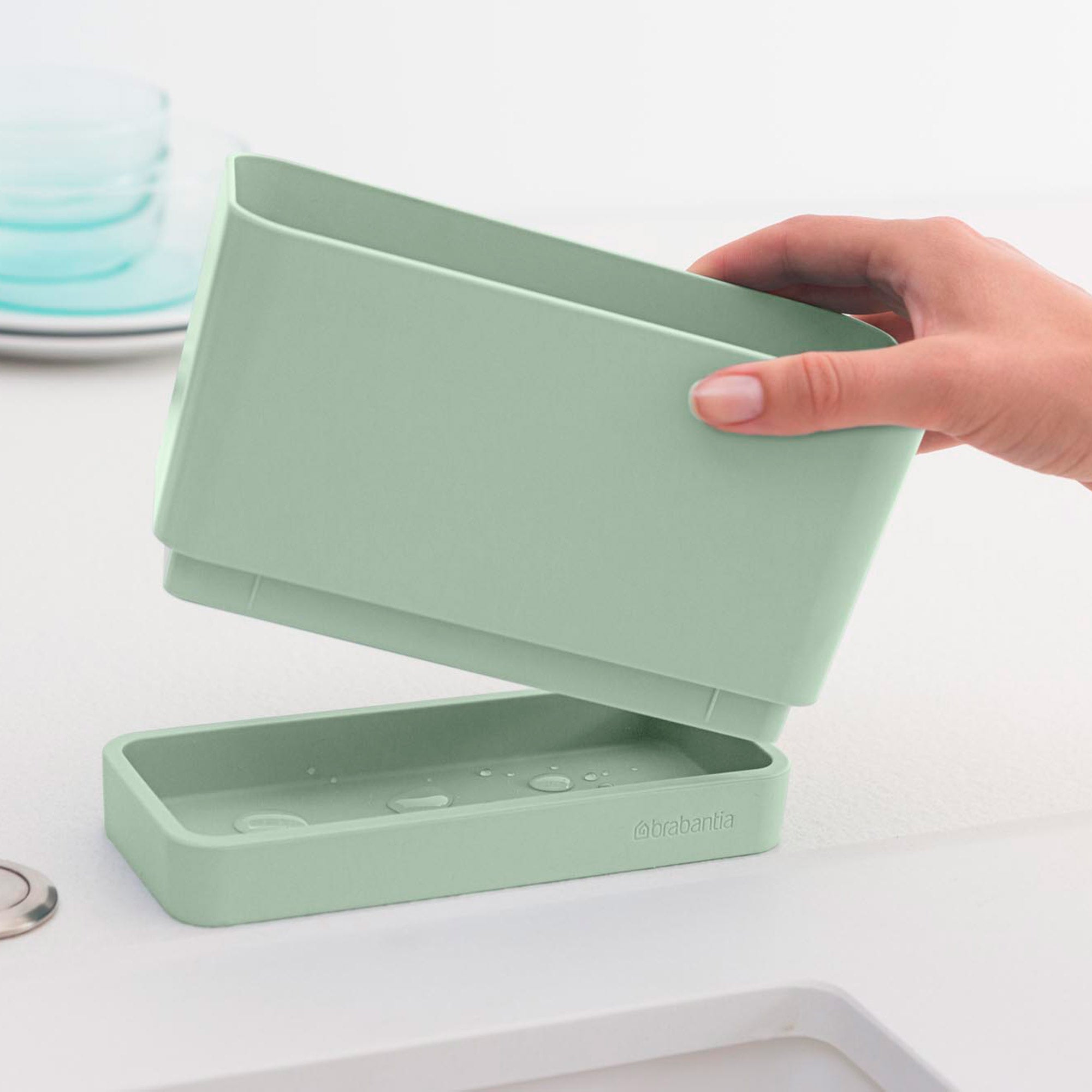 Brabantia Sink Organiser - Jade Green