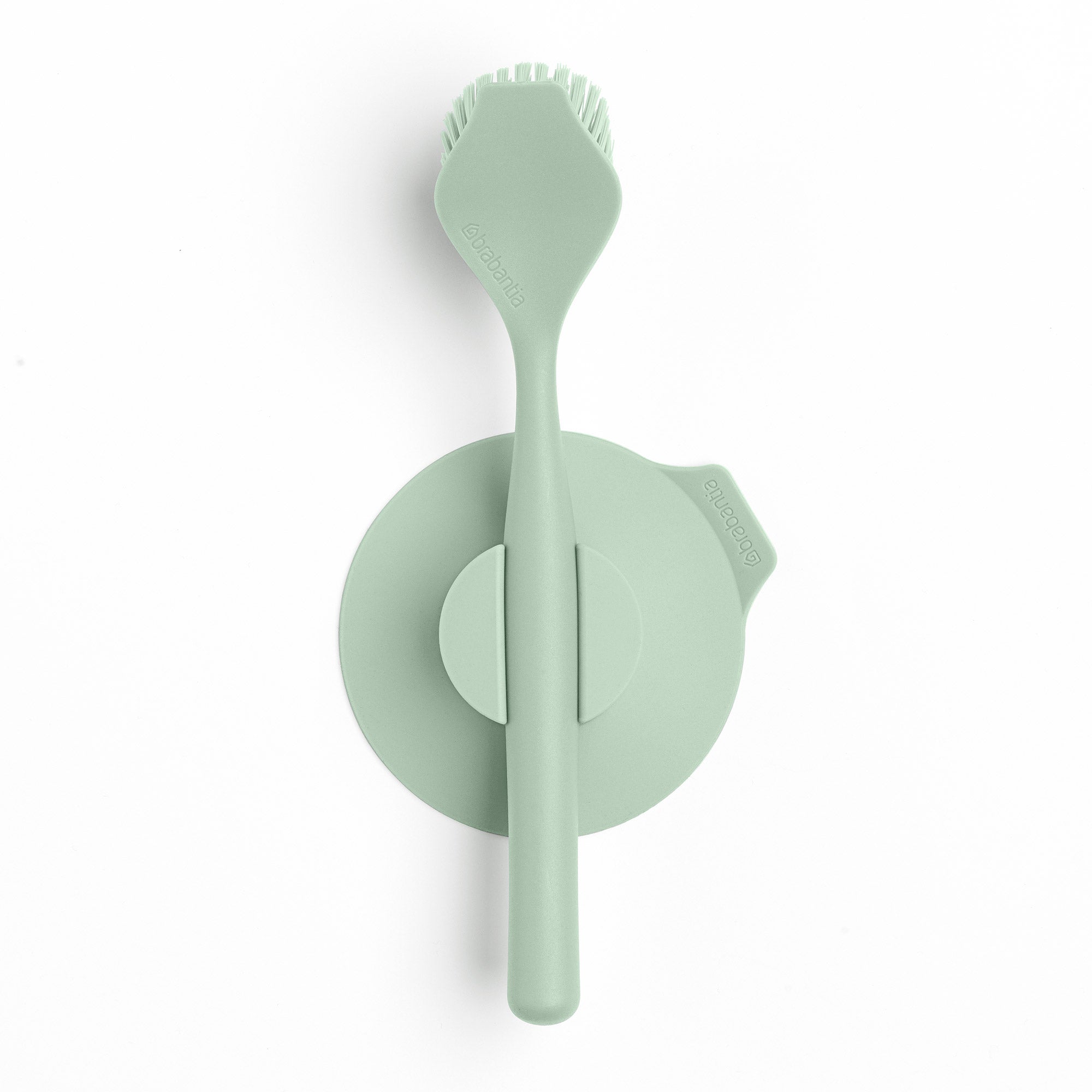 Brabantia Dish Brush with Suction Cup Holder - Jade Green