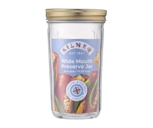 Kilner Wide Mouth Preserve Jar - 500ml
