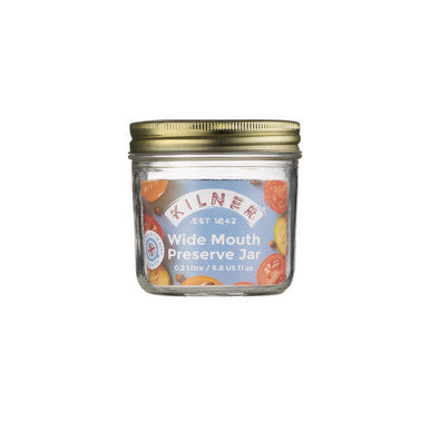 Kilner Wide Mouth Preserve Jar - 200ml