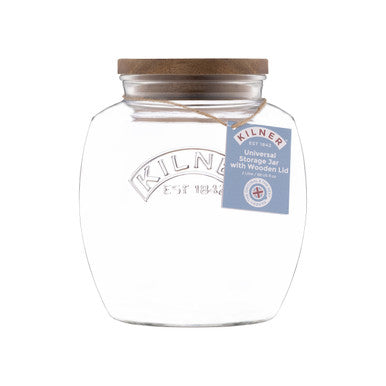 Kilner Universal Jar with Wooden Lid - 2L