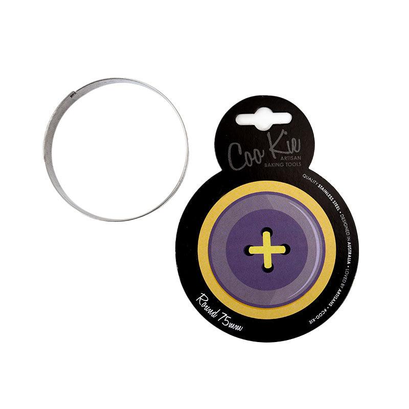 Coo Kie Round Cookie Cutter 75mm