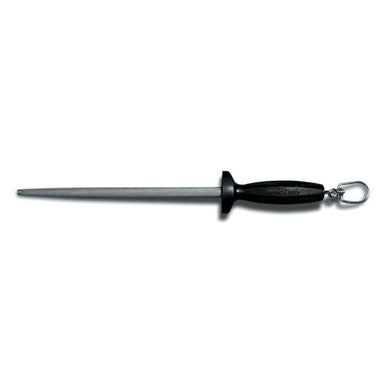 Dexter 10"/25cm Edge Sharpener Steel Black Handle