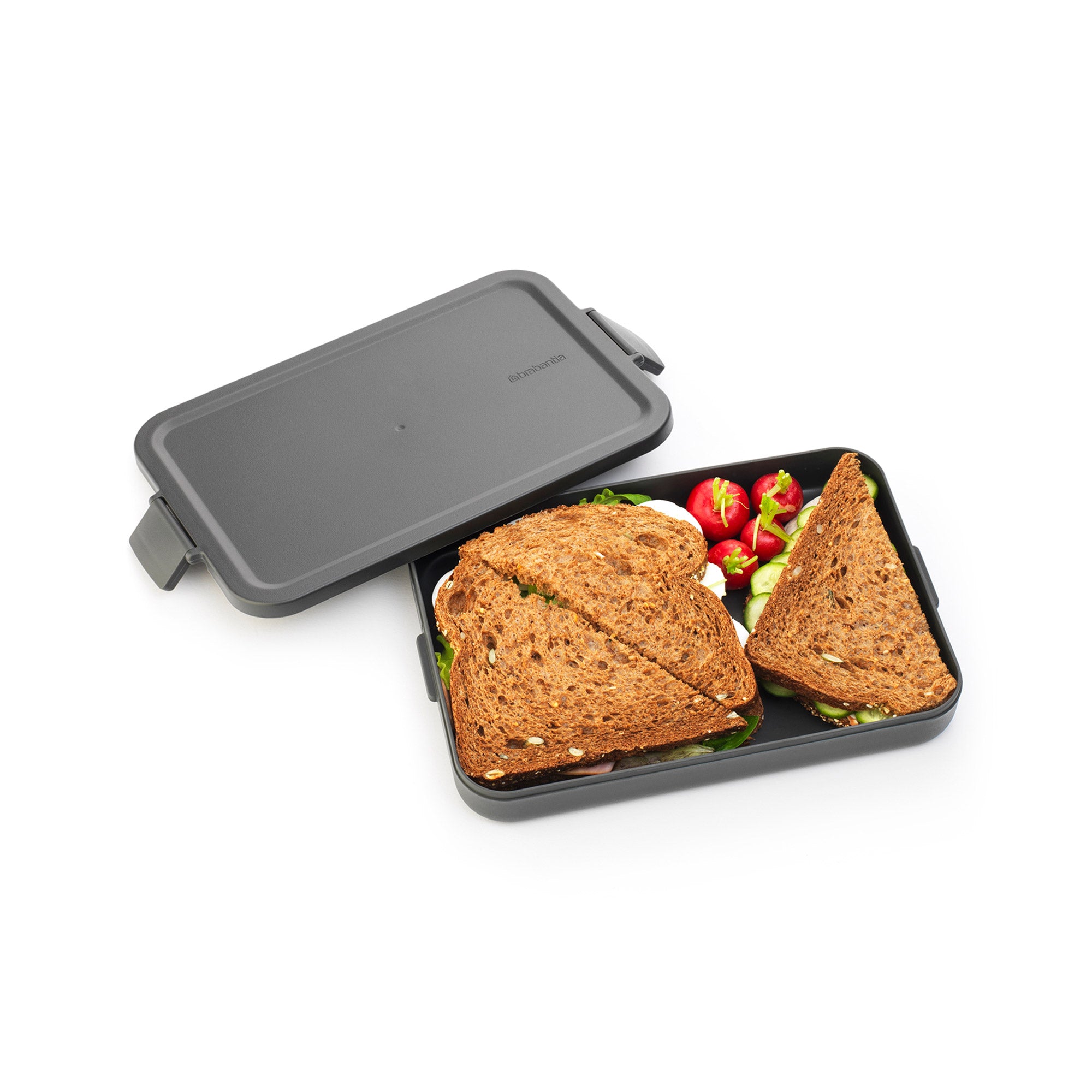 Brabantia Make & Take Lunch Box Flat Dark Grey