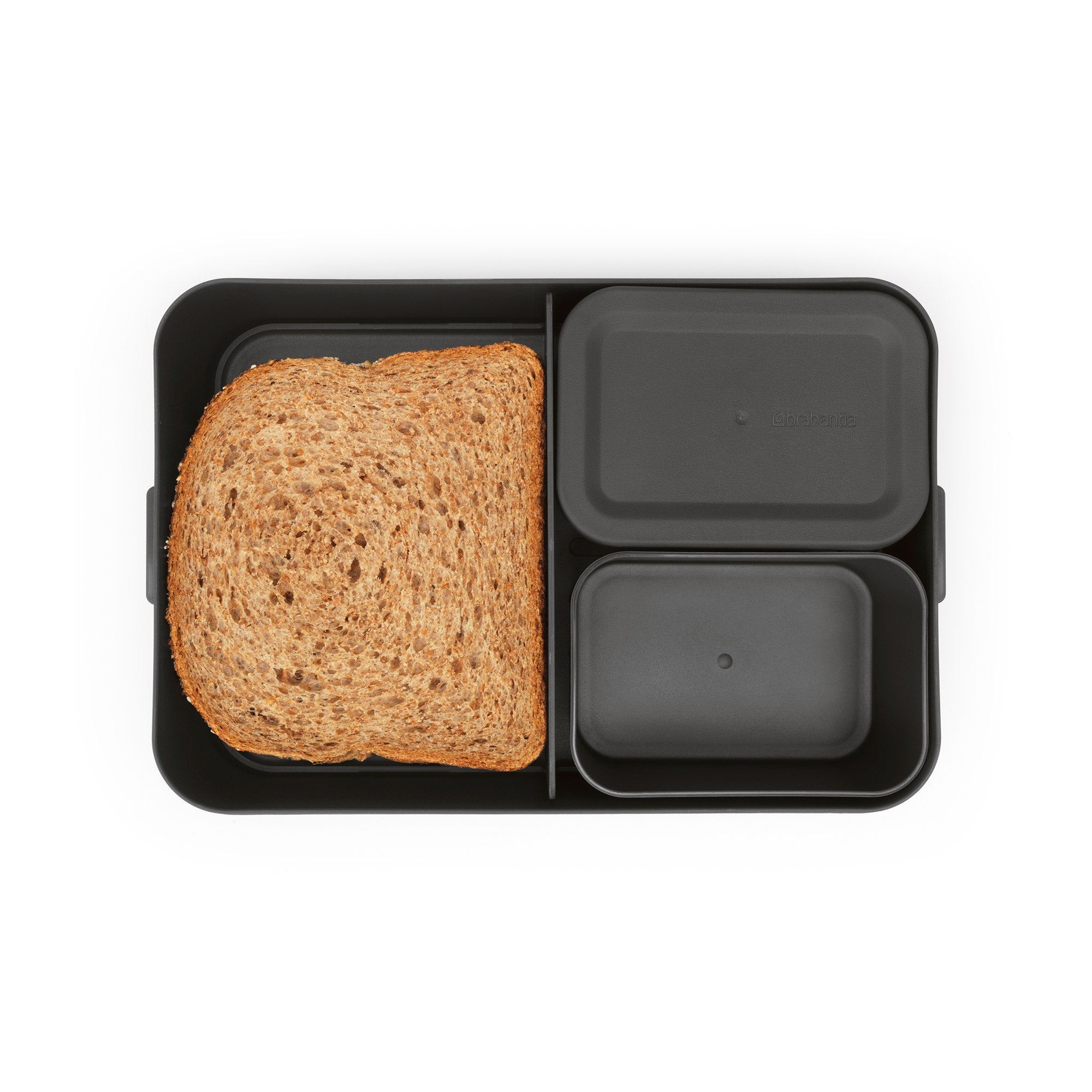 Brabantia Make & Take Lunch Box Bento Large Dark Grey