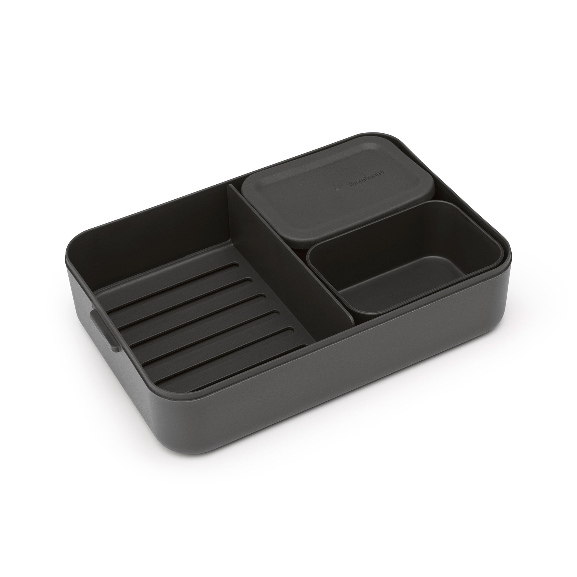 Brabantia Make & Take Lunch Box Bento Large Dark Grey