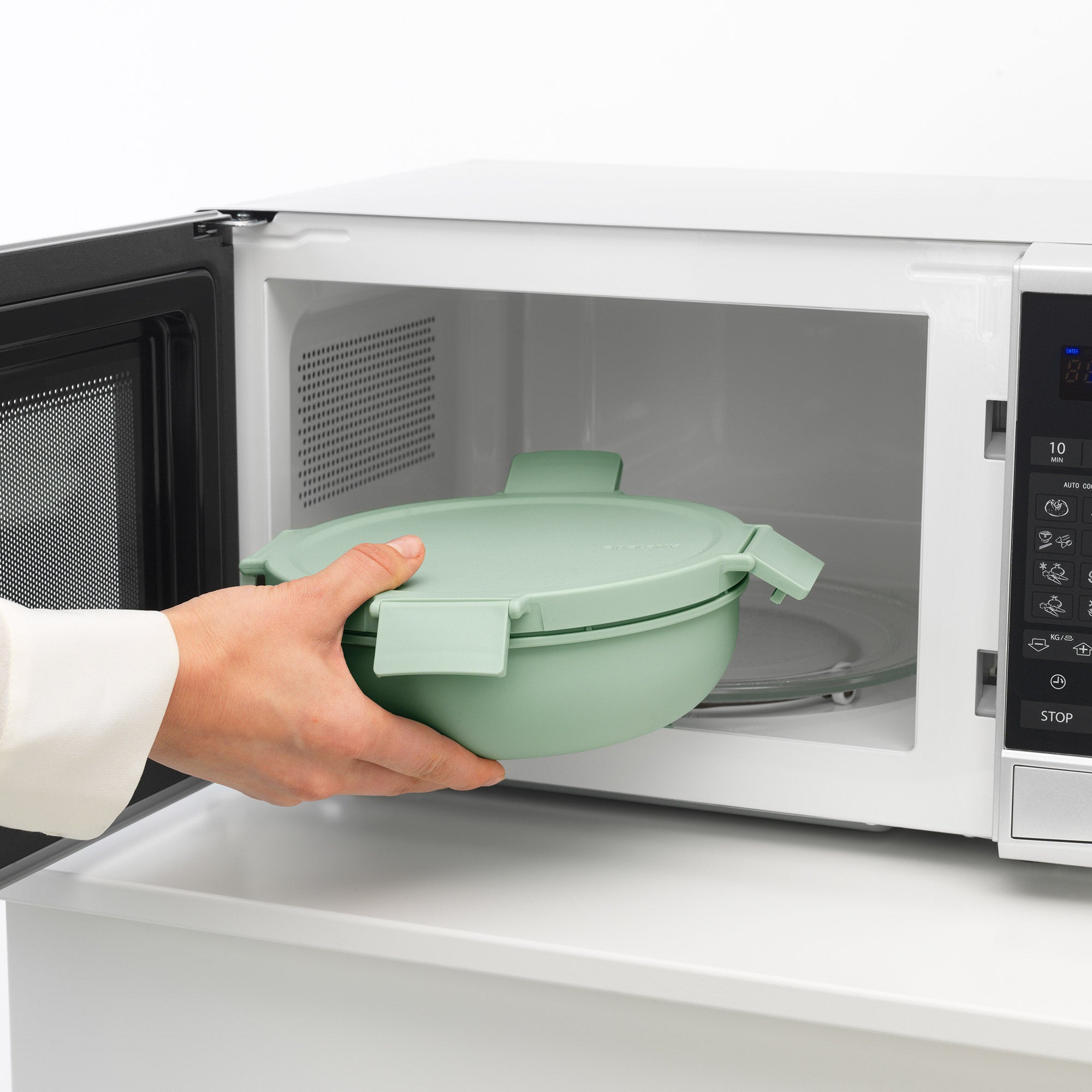 Brabantia Make & Take Salad Bowl 1.3L Jade Green