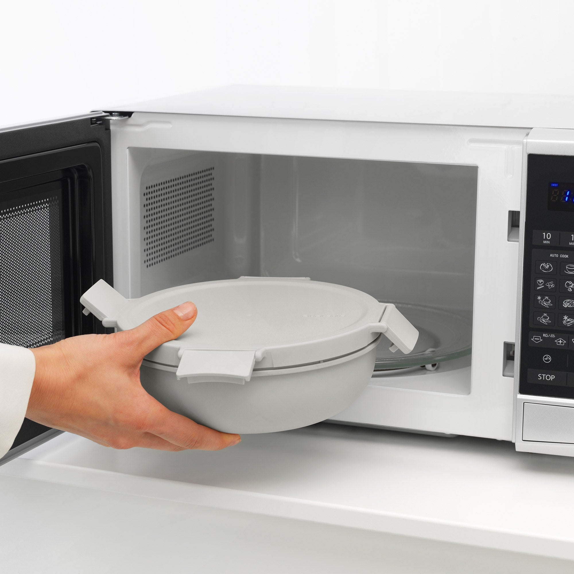 Brabantia Make & Take Salad Bowl 1.3L Light Grey