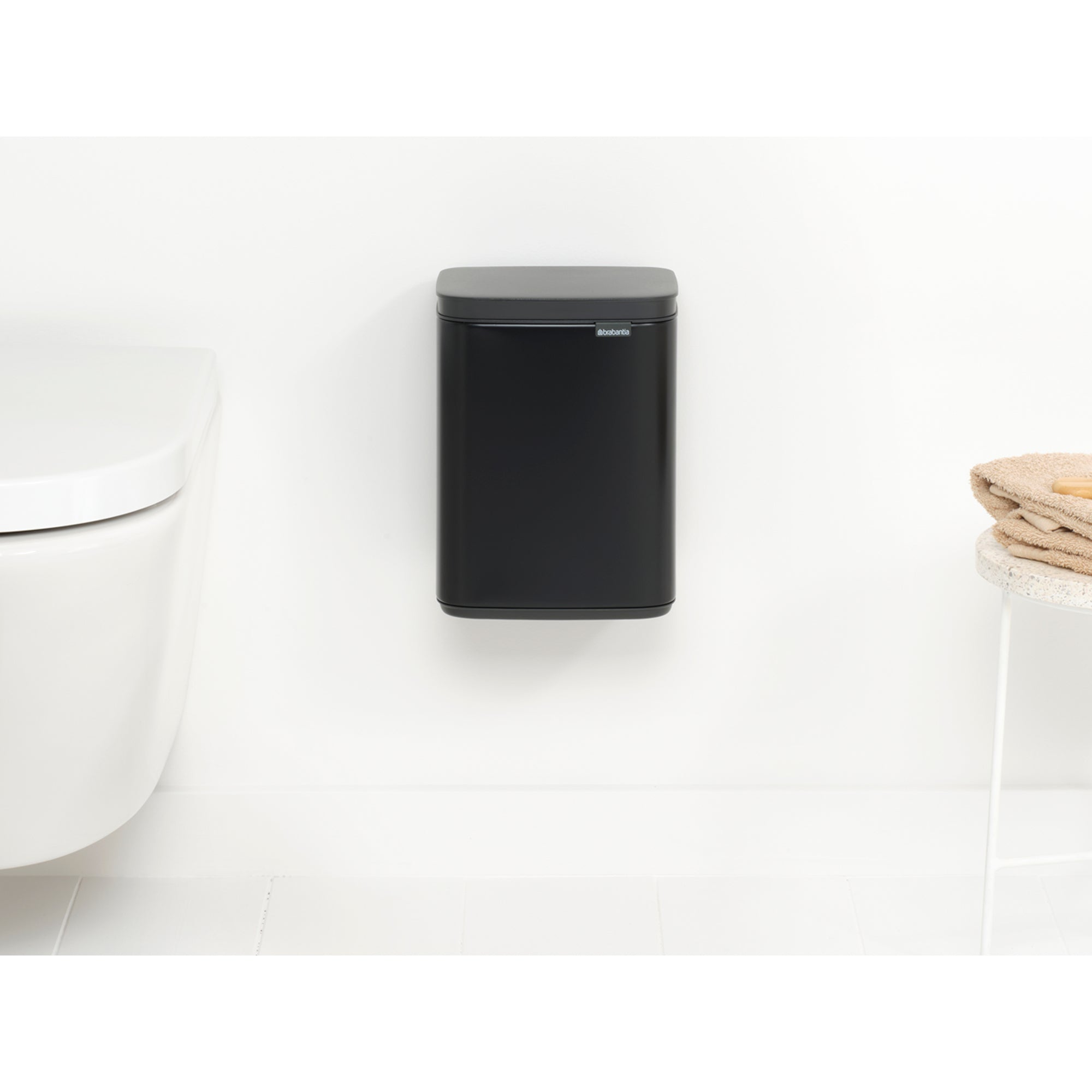 Brabantia BO Waste Bin 4L Matt Black