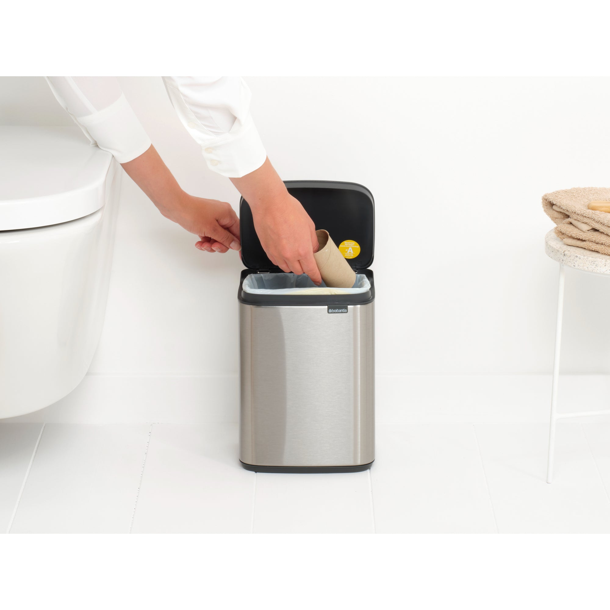 Brabantia BO Waste Bin 4L Matt Steel FPP