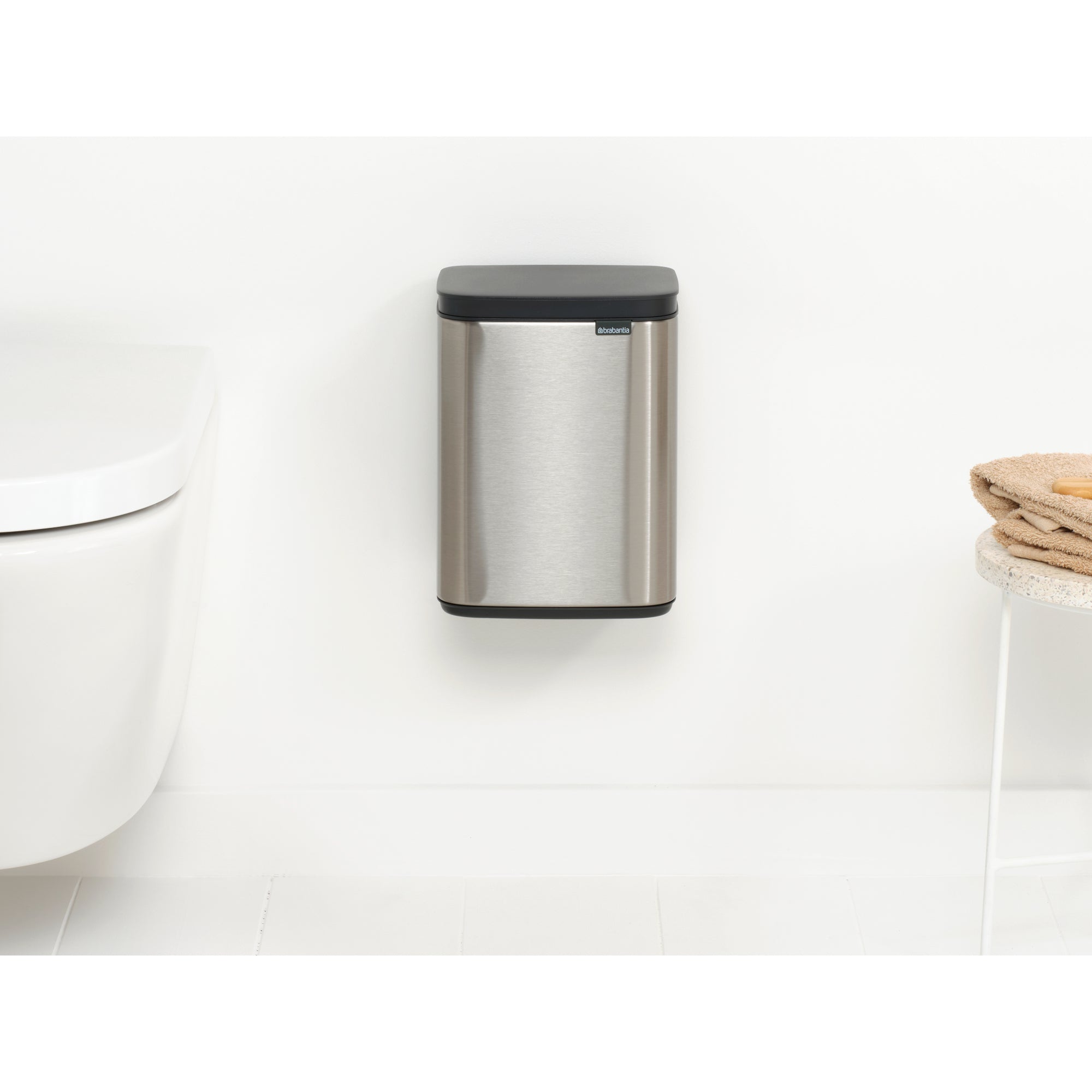 Brabantia BO Waste Bin 4L Matt Steel FPP