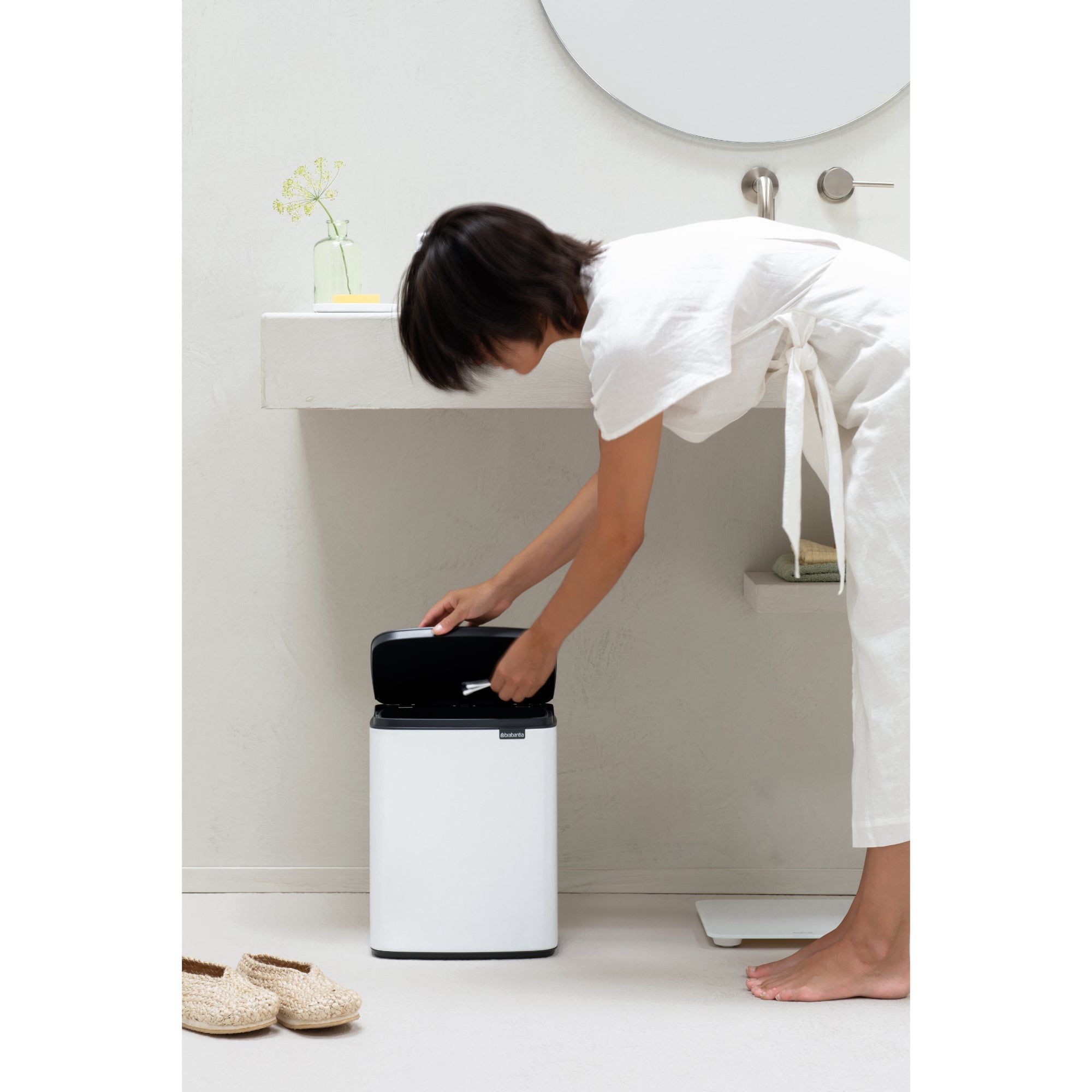Brabantia BO Waste Bin 12L White