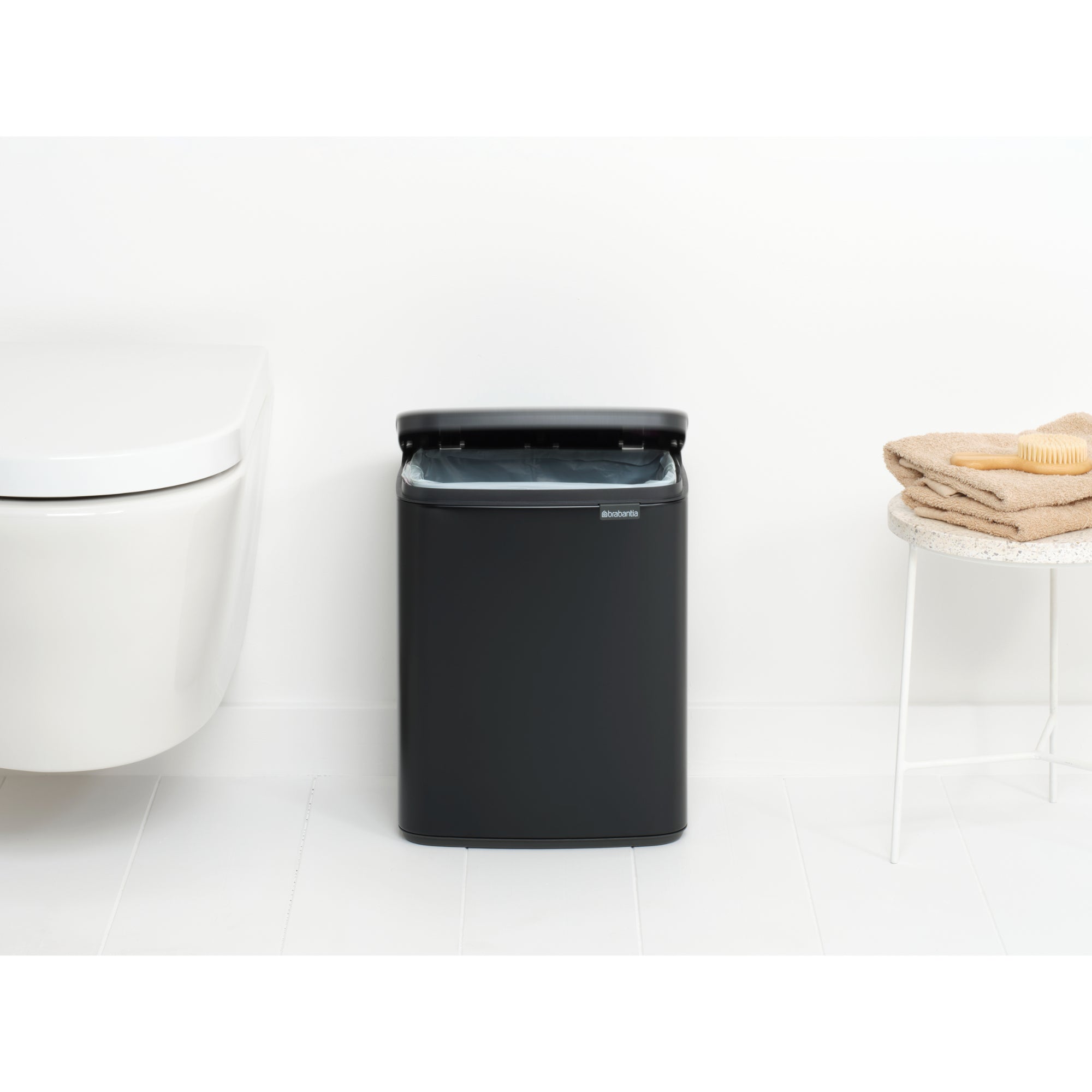 Brabantia BO Waste Bin 12L Matt Black