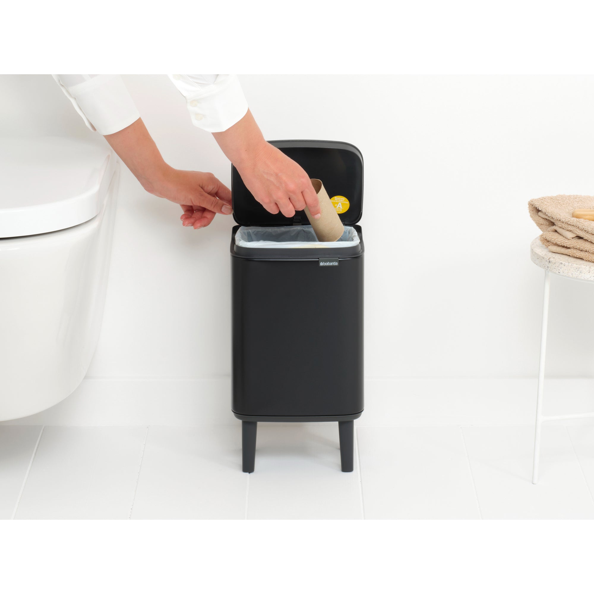 Brabantia BO Waste Bin Hi 4L Matt Black