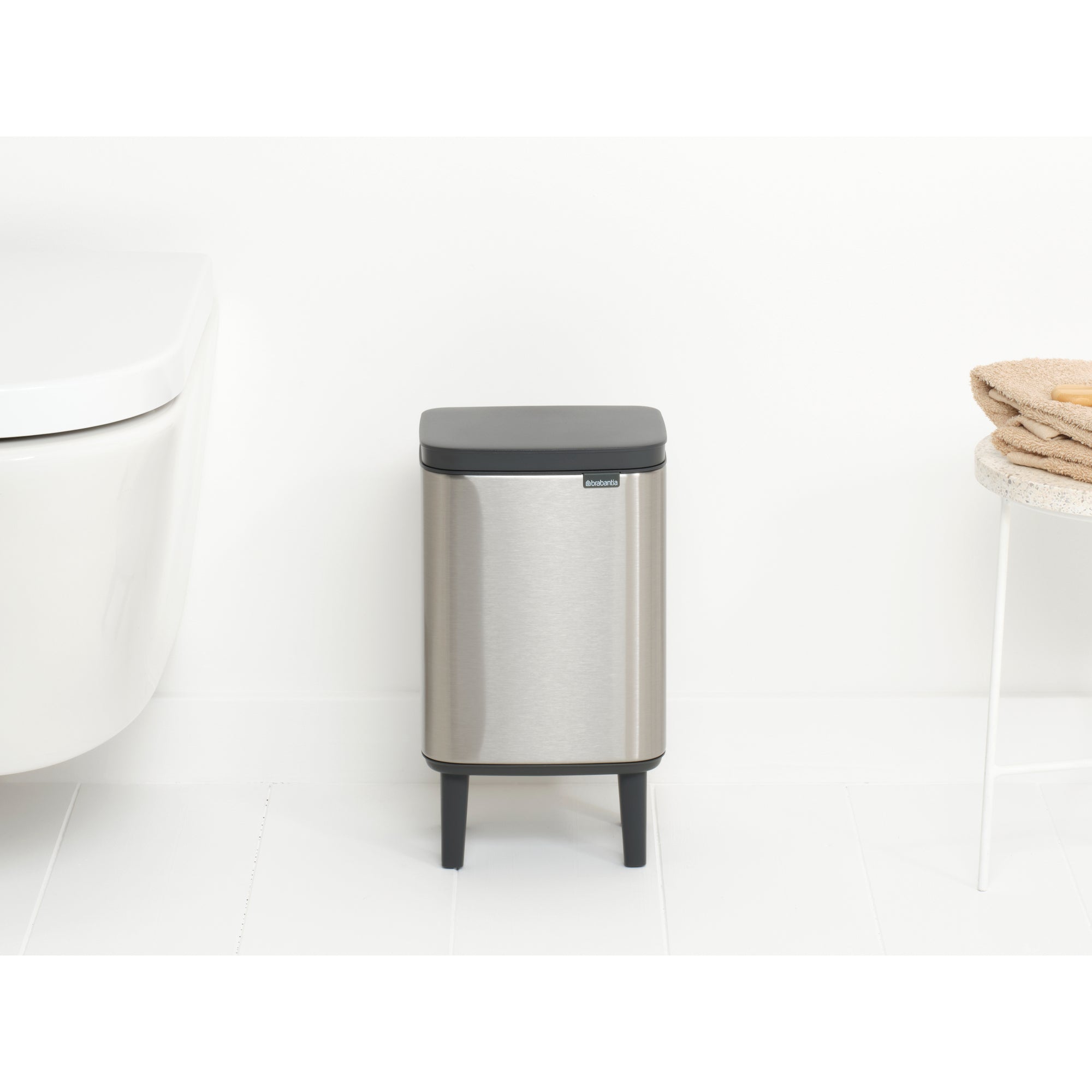 Brabantia BO Waste Bin Hi 4L Matt Steel FPP