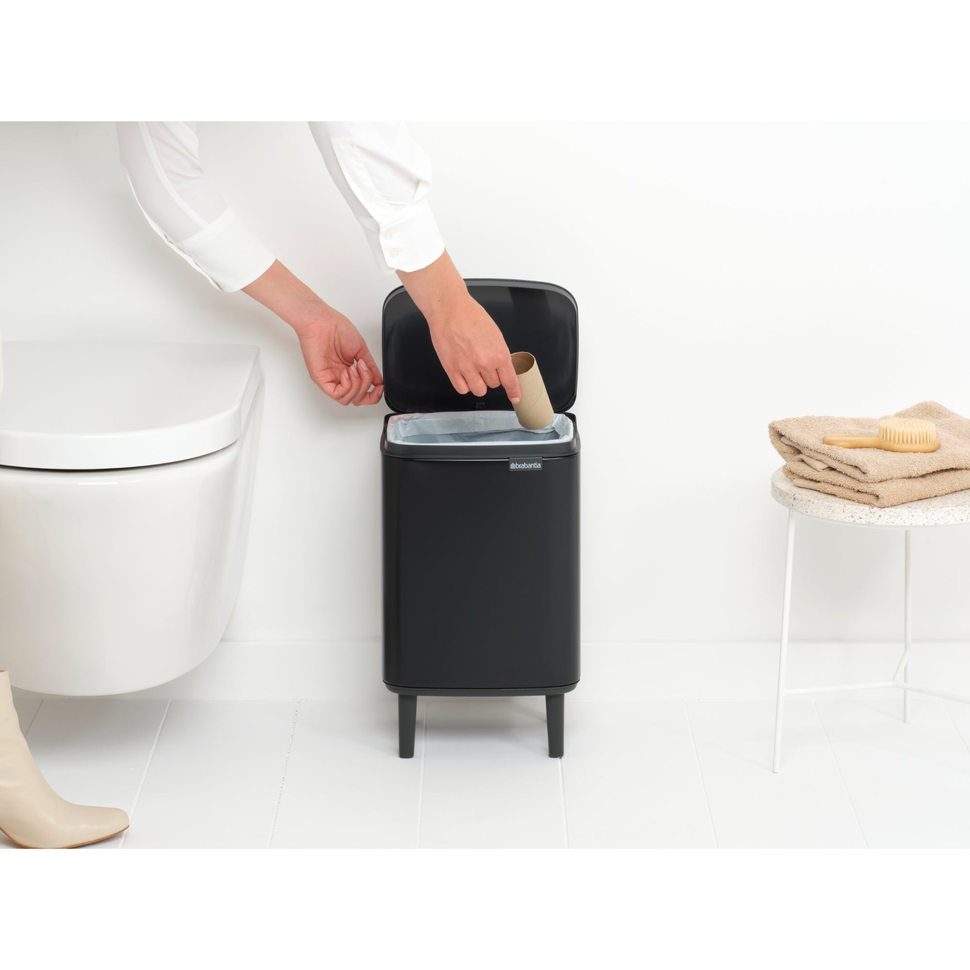 Brabantia BO Waste Bin Hi 7L Matt Black