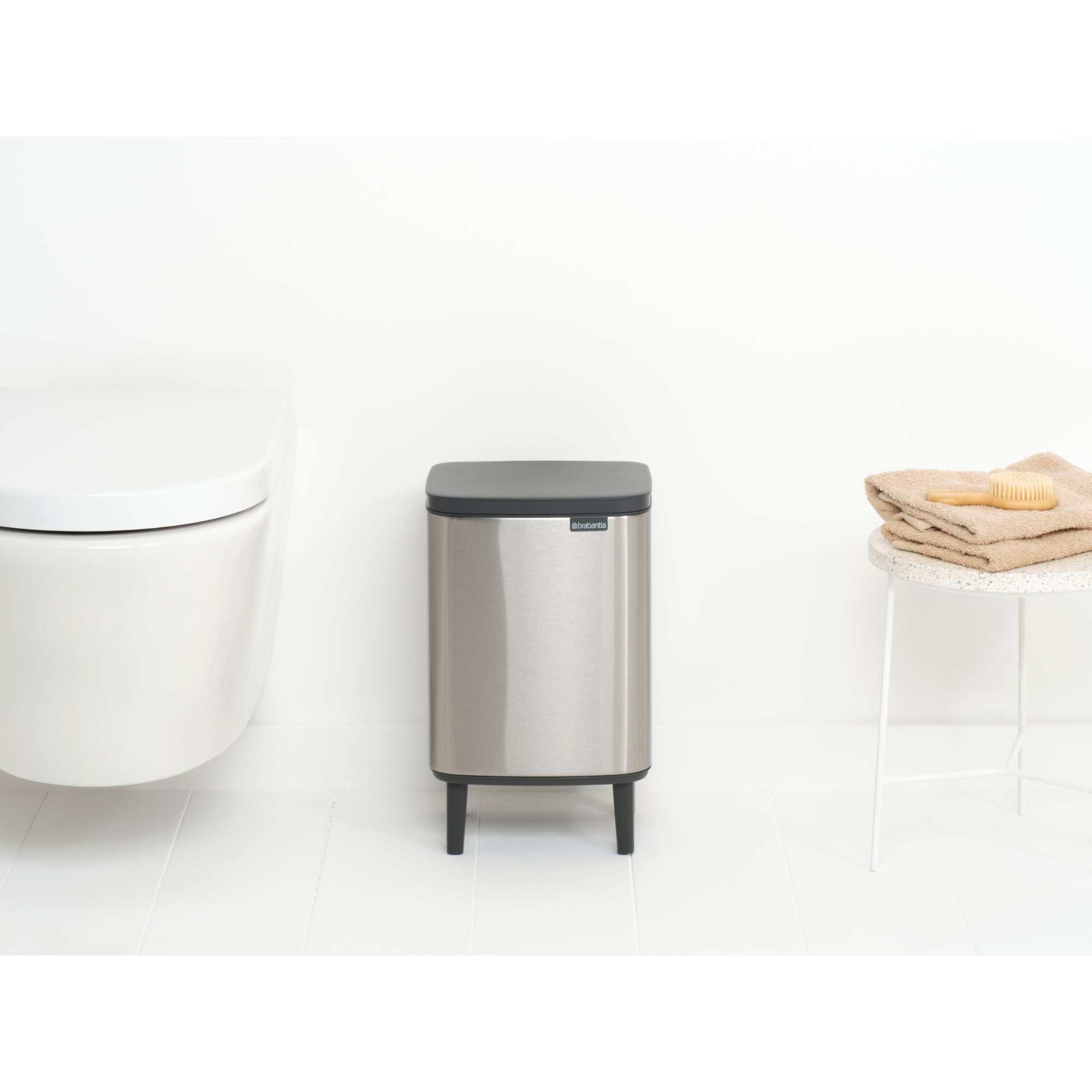 Brabantia BO Waste Bin Hi 7L Matt Steel FPP