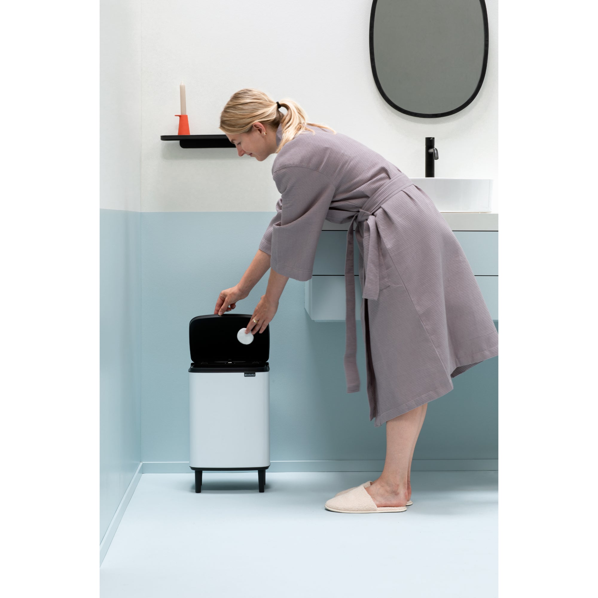 Brabantia BO Waste Bin Hi 12L White