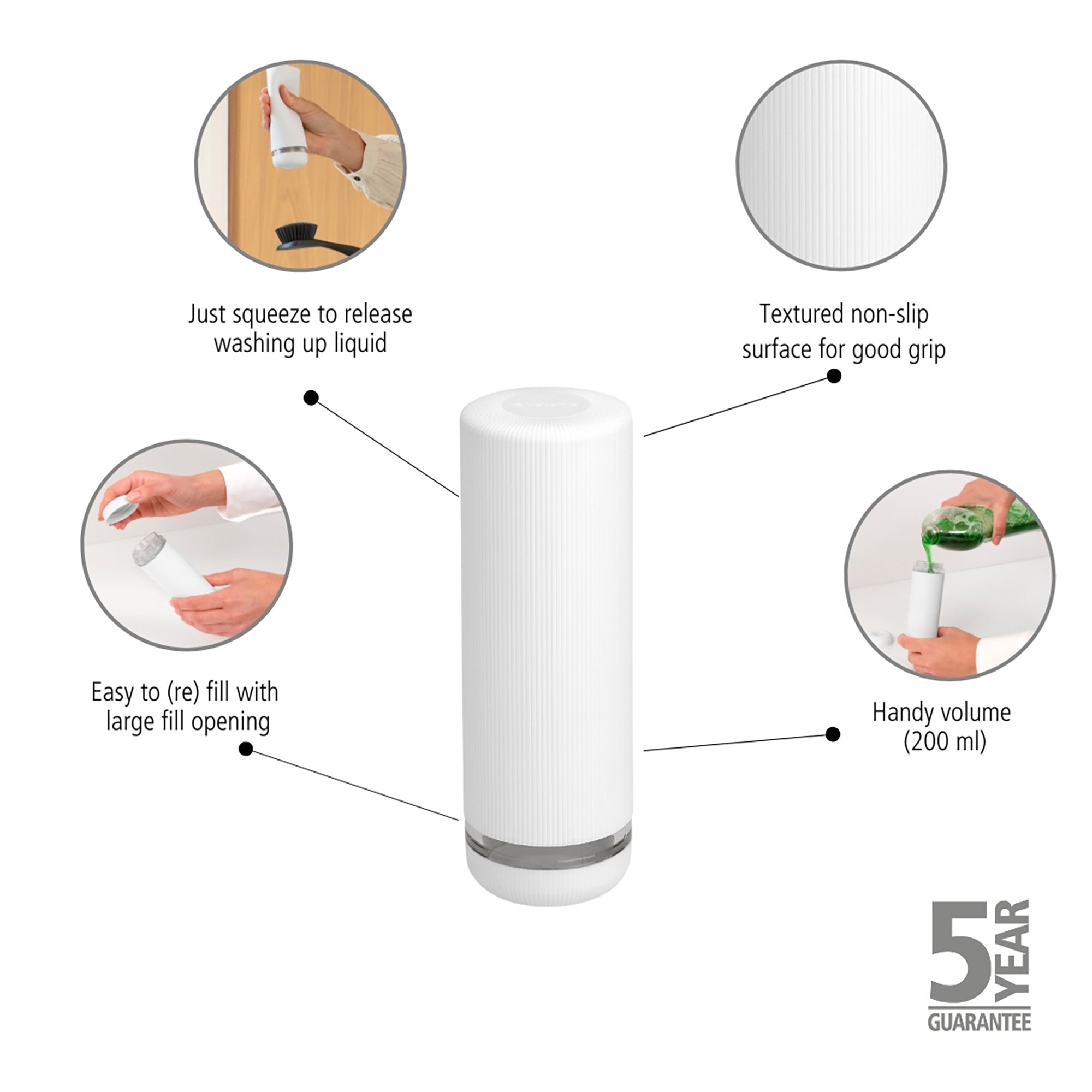 Brabantia Soap Squeezer - Fresh White