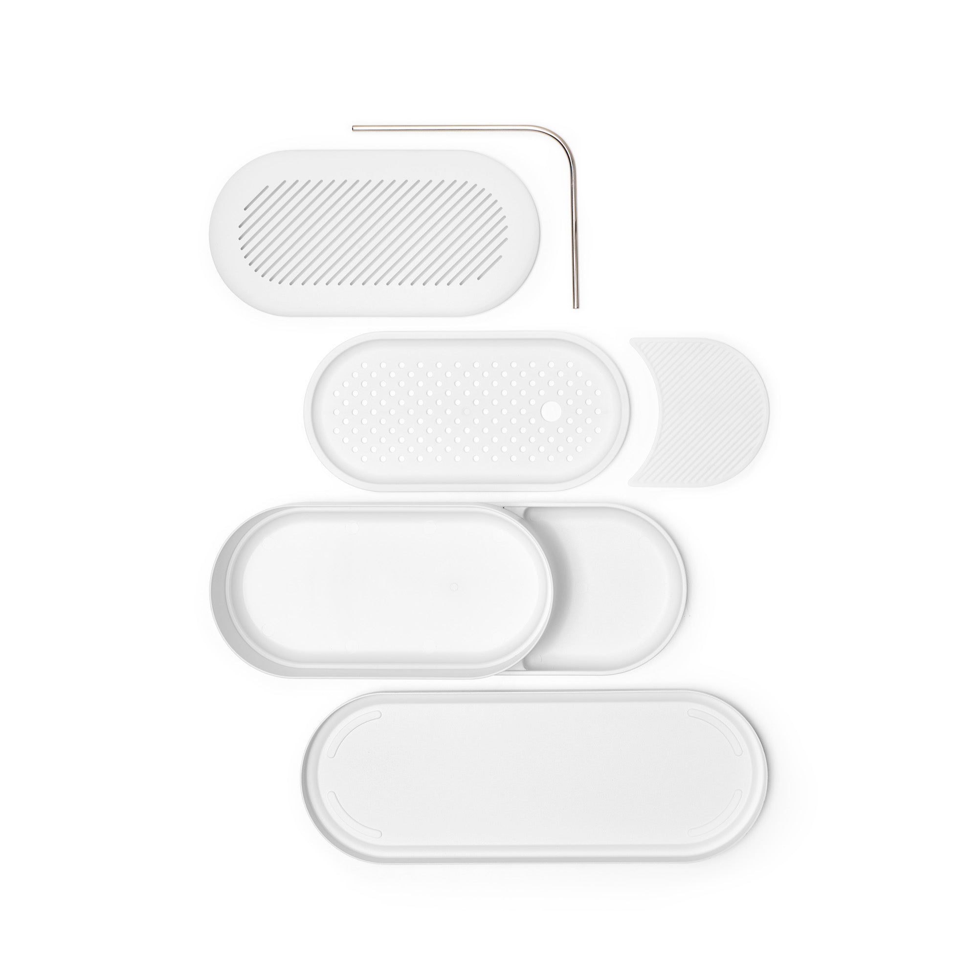 Brabantia Sink Organiser - Mineral Fresh White