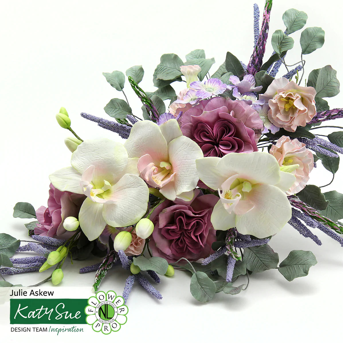 Katy Sue Silicone Mould & Veiner Set Ultimate Orchids