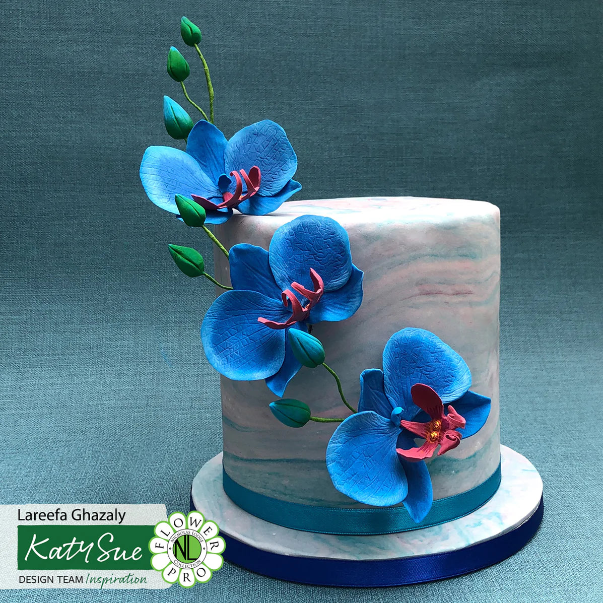 Katy Sue Silicone Mould & Veiner Set Ultimate Orchids