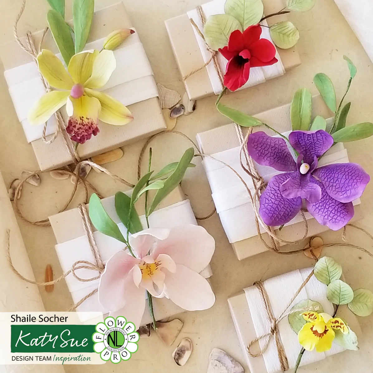 Katy Sue Silicone Mould & Veiner Set Ultimate Orchids