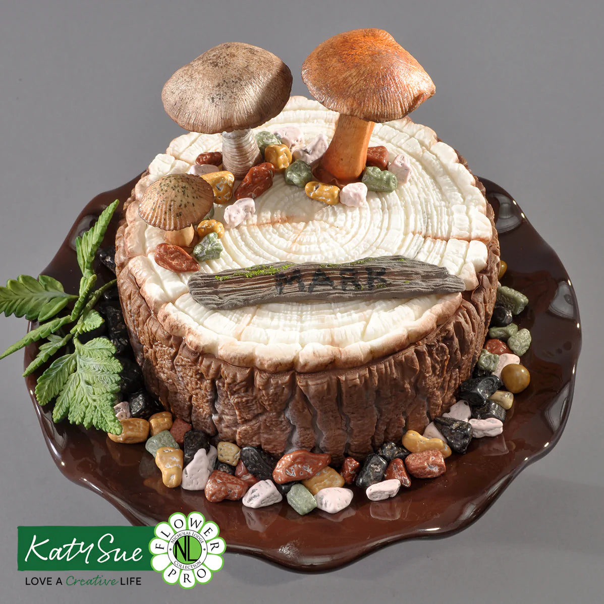 Katy Sue Silicone Mould & Veiner Toadstools & Mushrooms