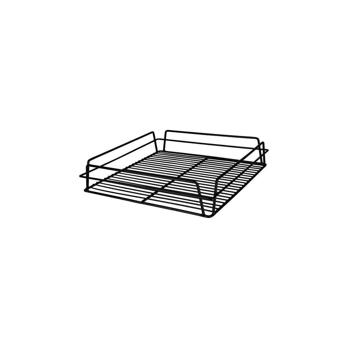 Chef Inox Glass Basket Black 360x360x80mm