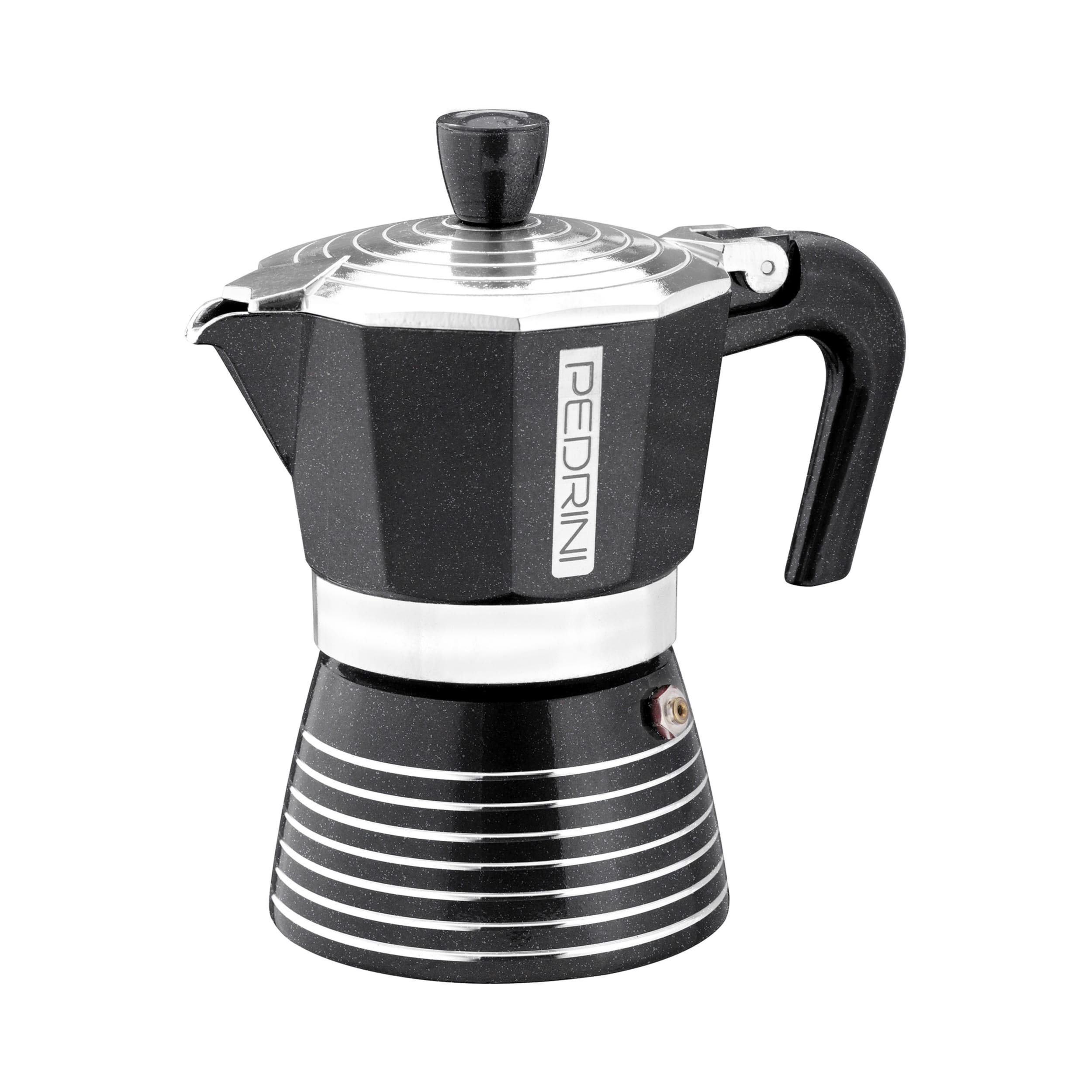 Pedrini Infinity Rock Stovetop Espresso Maker 3 Cup
