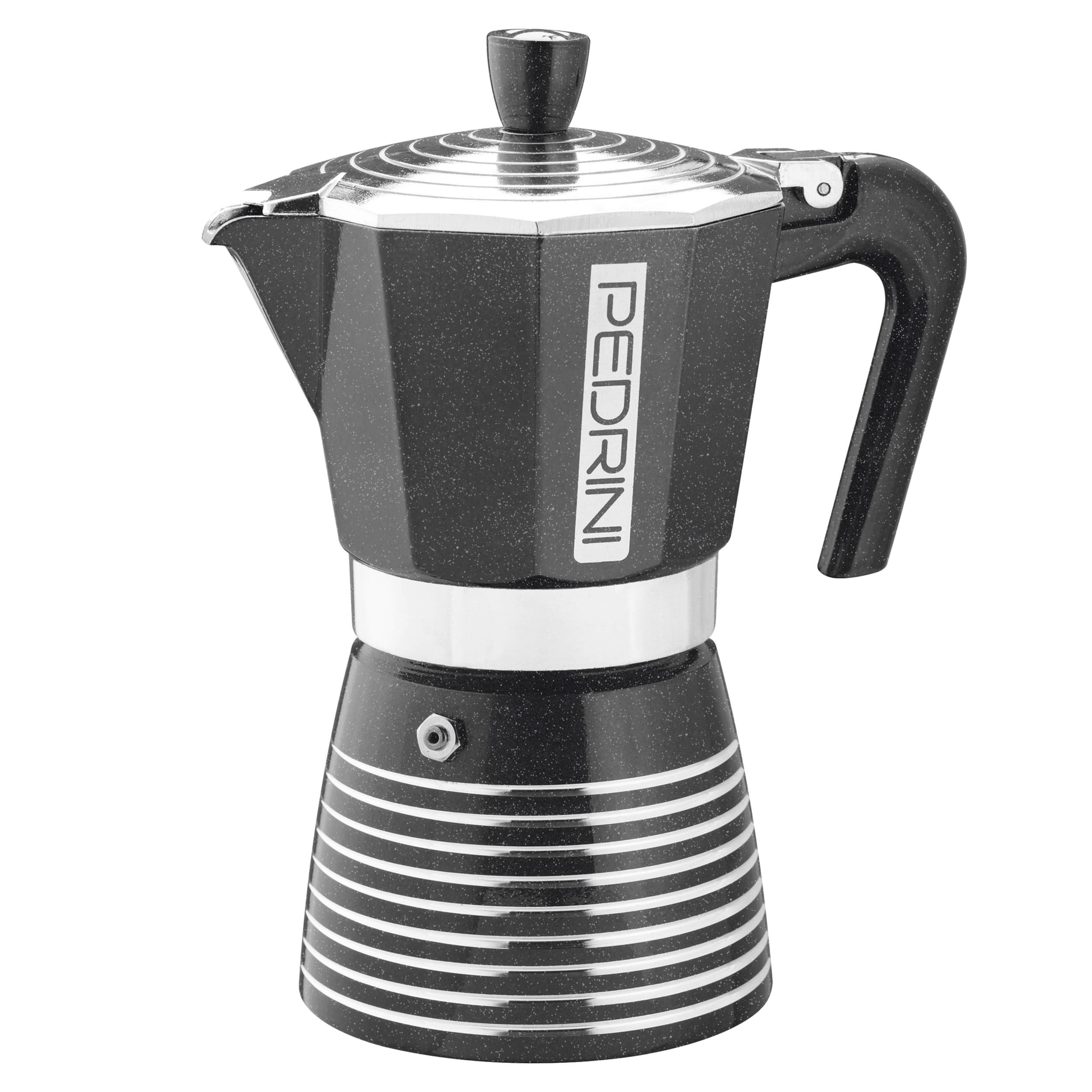 Pedrini Infinity Rock Stovetop Espresso Maker 6 Cup