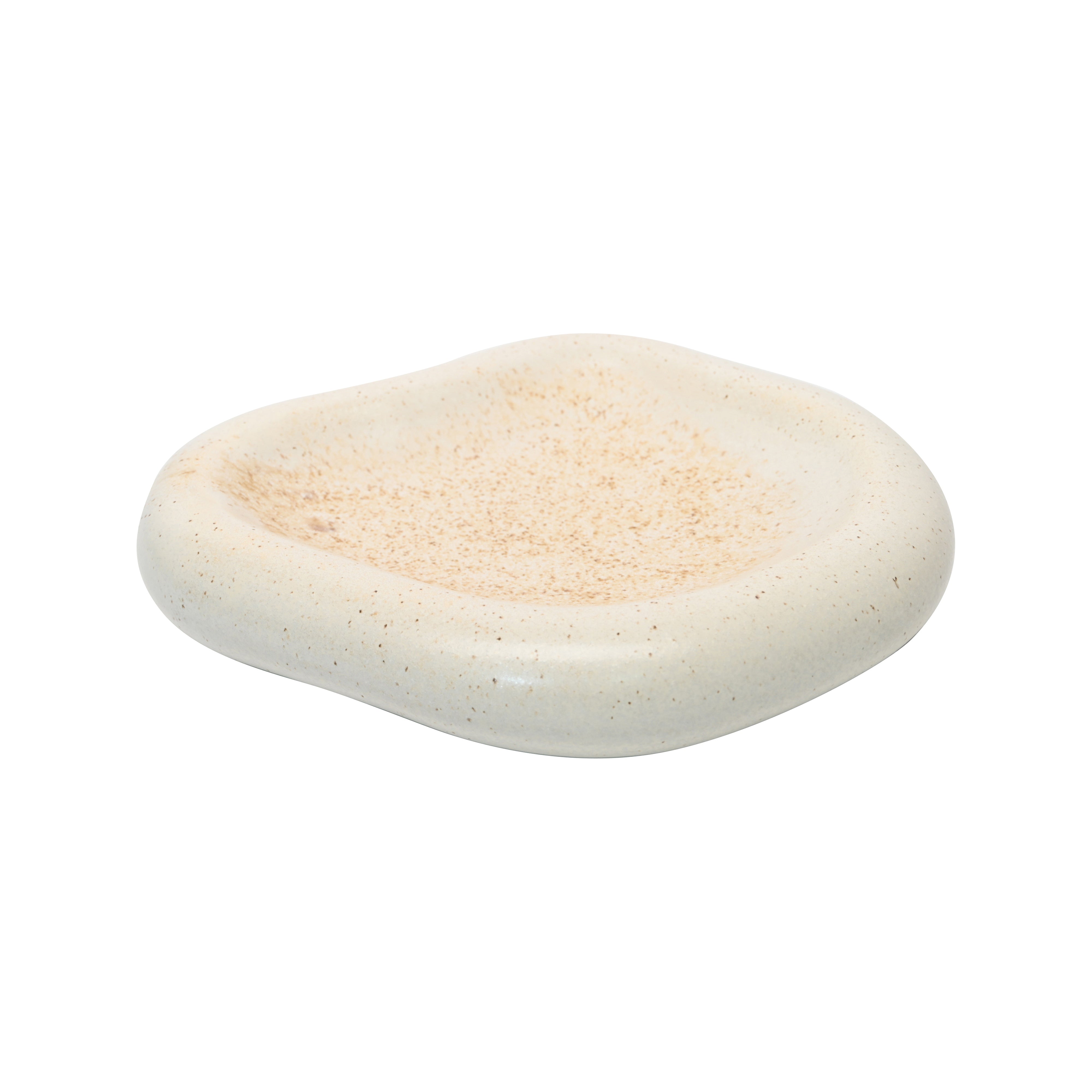 Amalfi Soren Dab Dish White & Brown