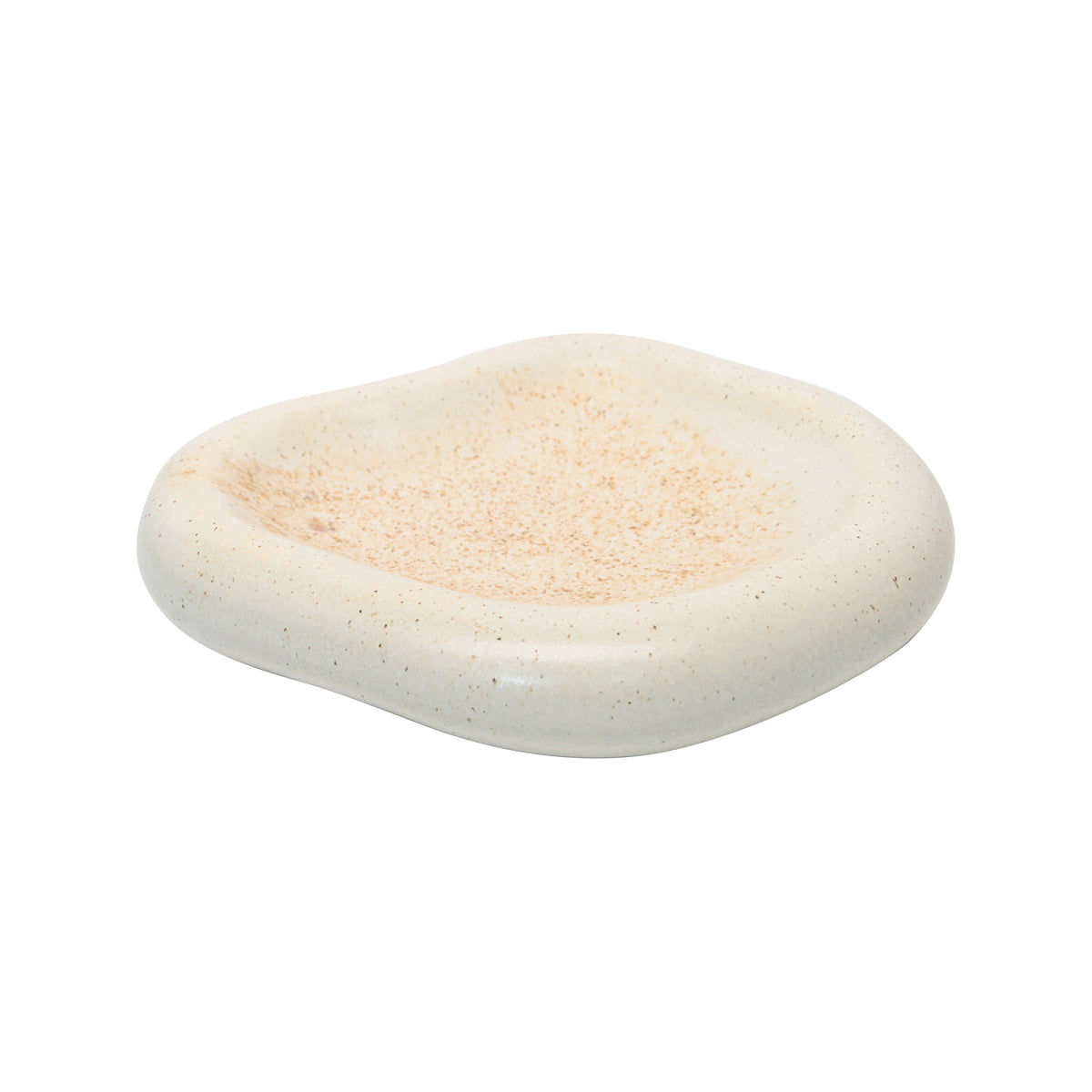 Amalfi Soren Dab Dish White & Brown