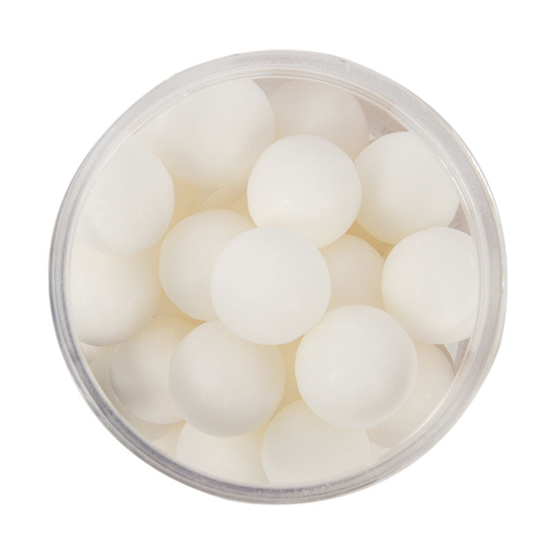 Sprinks Cachous Pearl Beads Matte White 10mm 65g