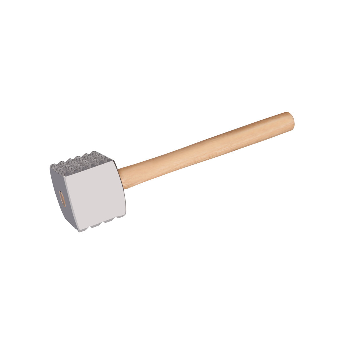 Chef Inox Meat Tenderiser Aluminium Wood Handle 60x330mm