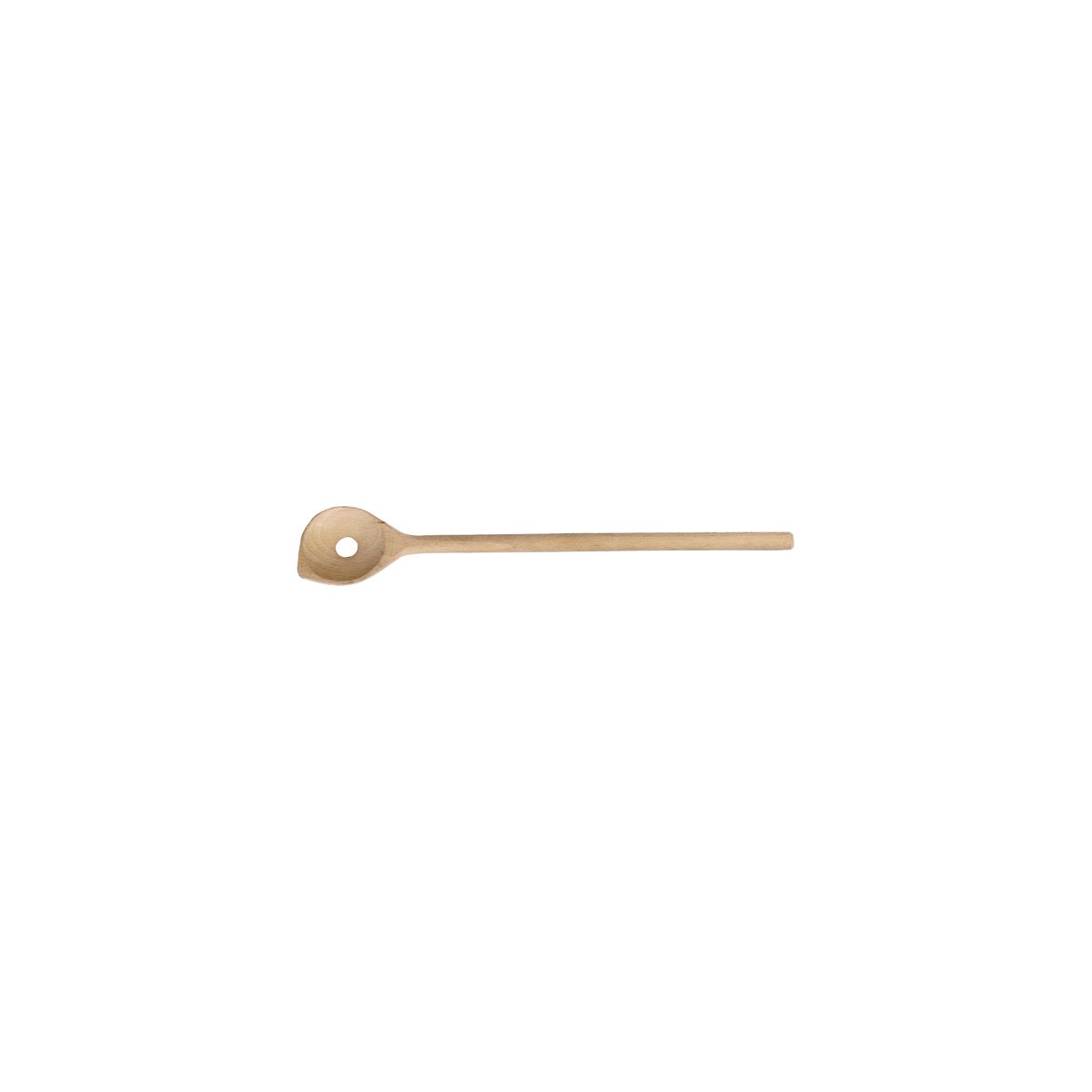 Chef Inox Spoon Tasting with Hole Beechwood 350mm